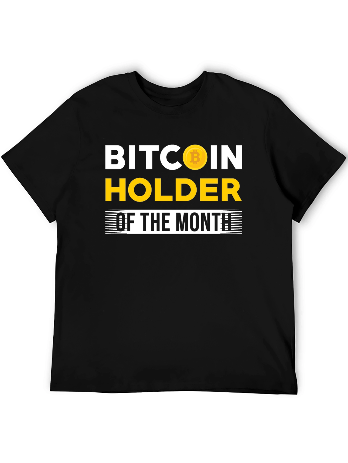Bitcoin Holder of the Month Black T-Shirt