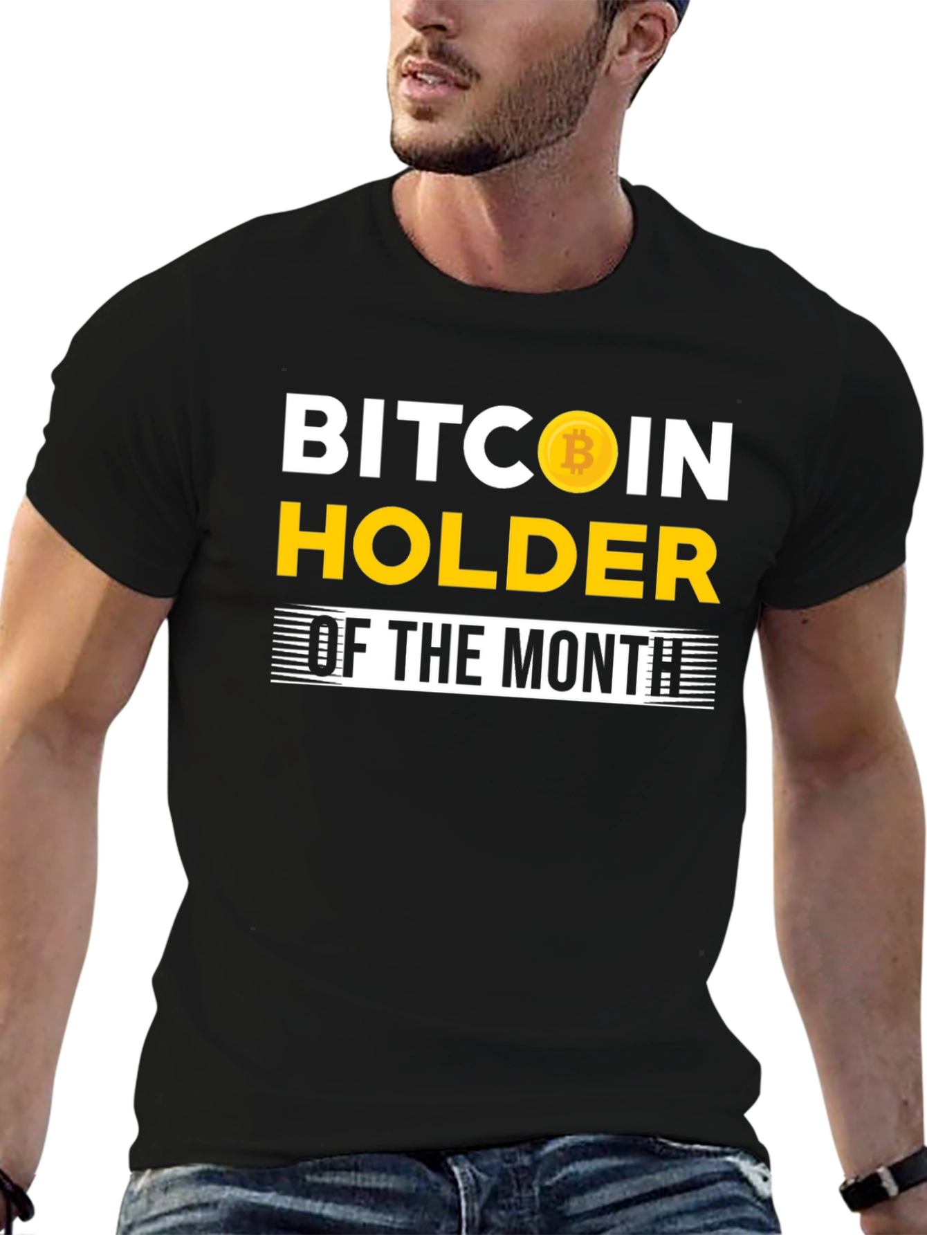 Bitcoin Holder of the Month Black T-Shirt