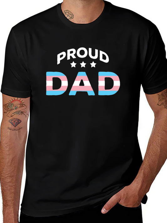Proud Dad T-Shirt Transgender Pride