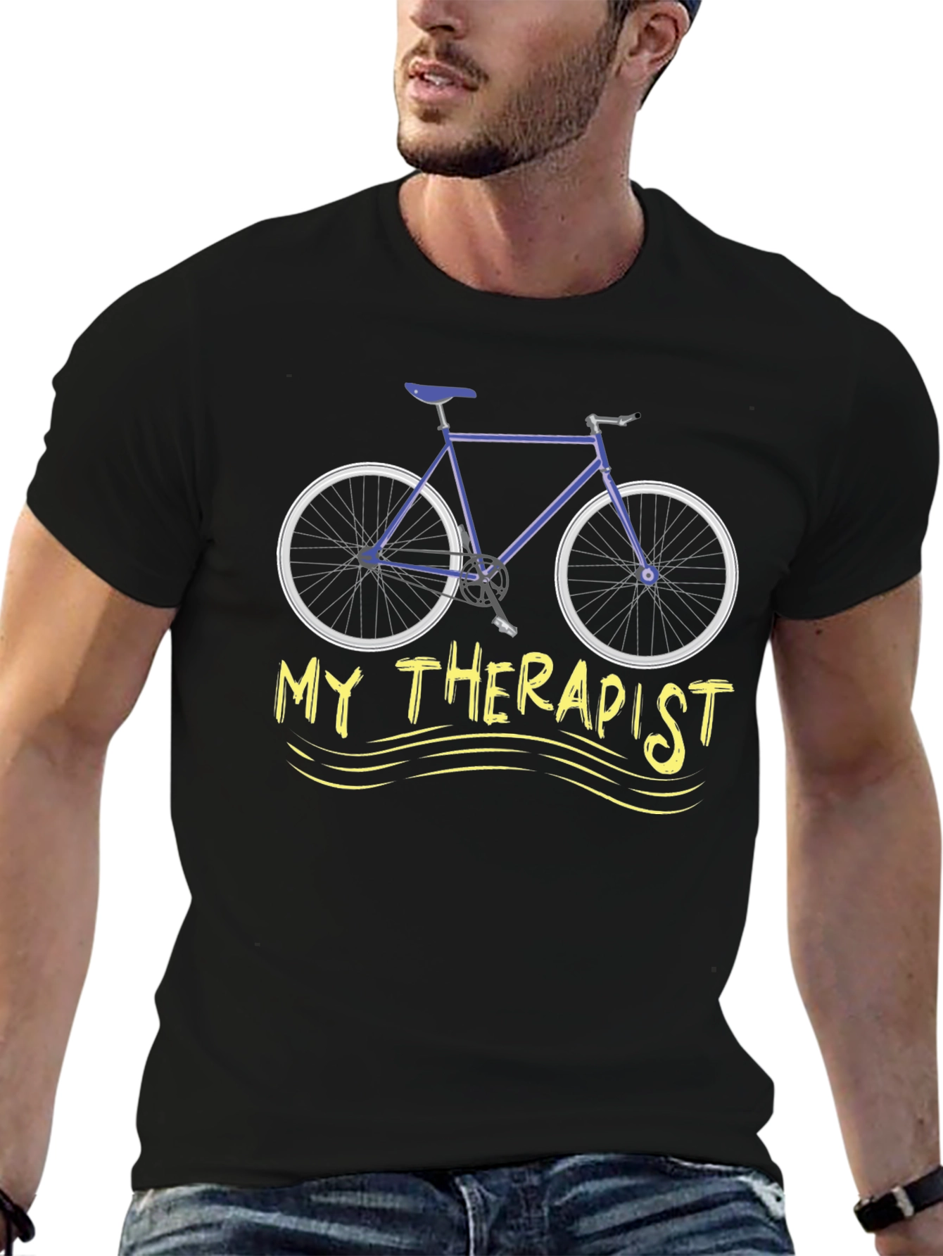 My Therapist is My Bike T-Shirt