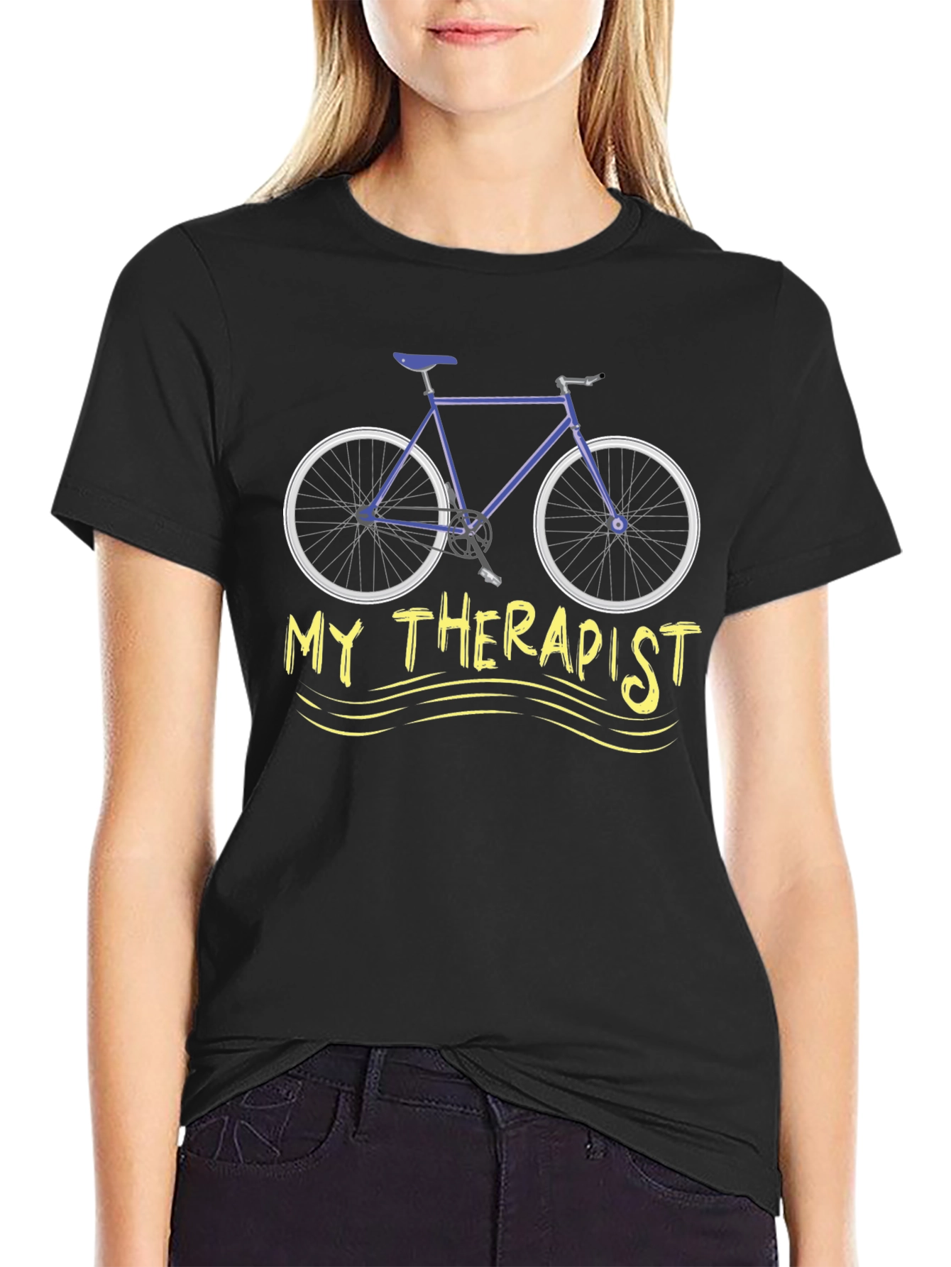My Therapist is My Bike T-Shirt