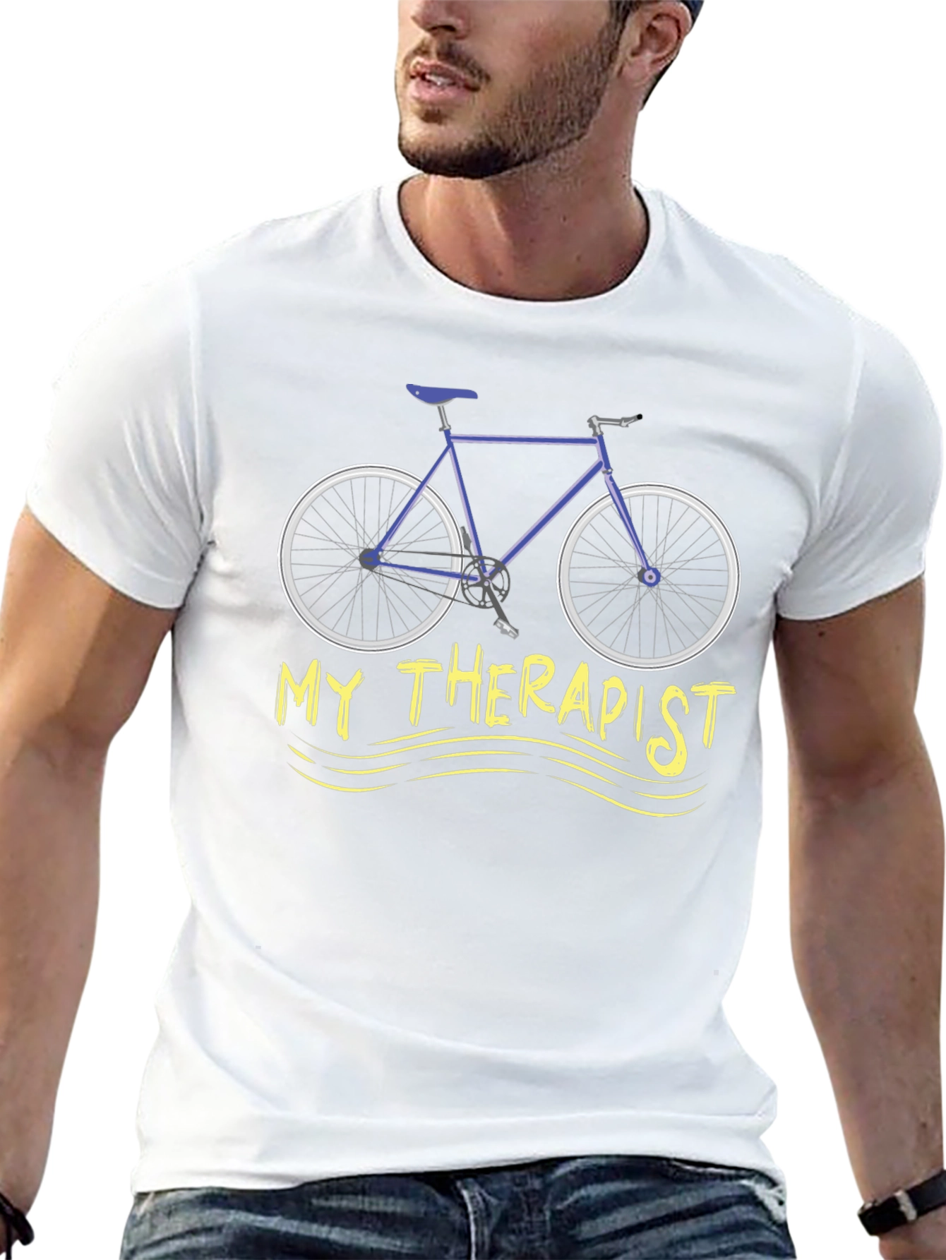 My Therapist is My Bike T-Shirt