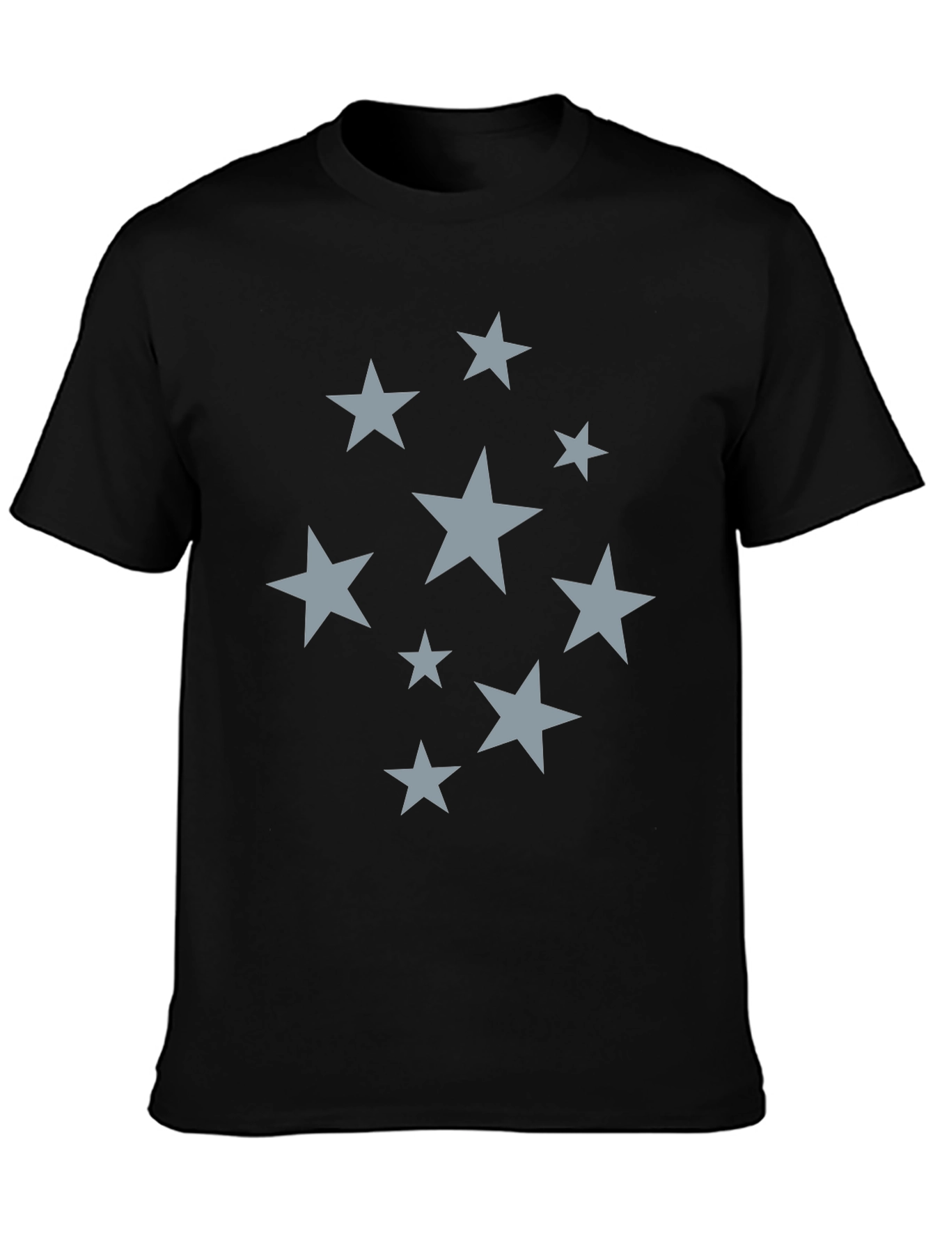 Starry Night Mens Black Graphic Tee