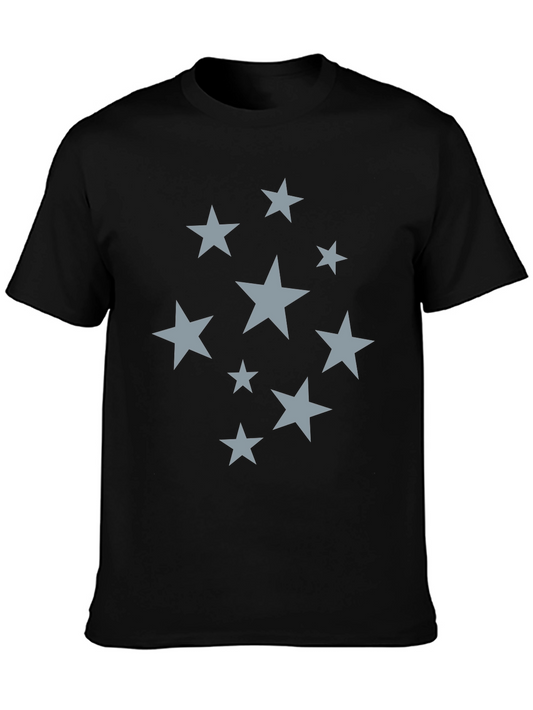 Starry Night Mens Black Graphic Tee