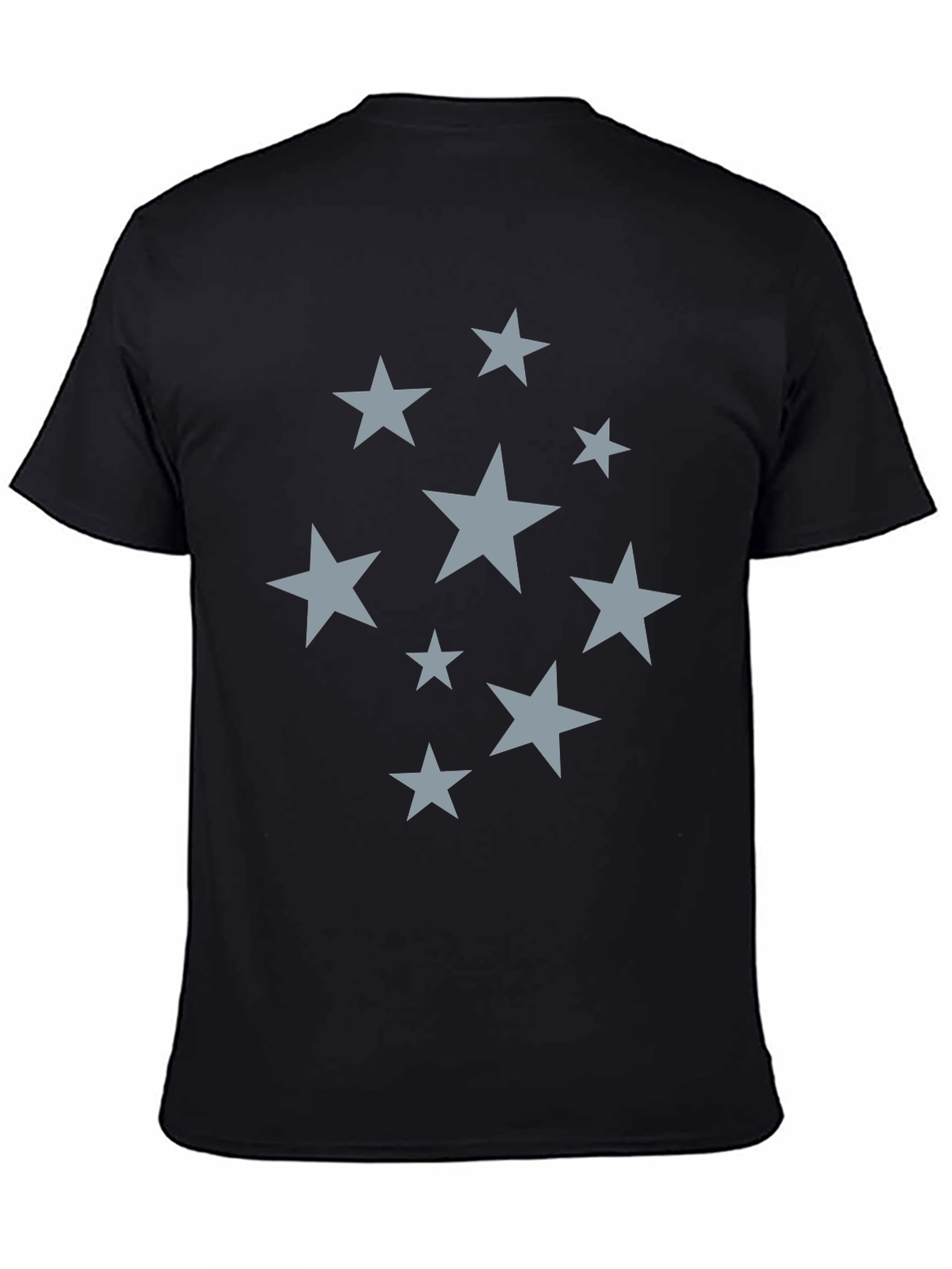 Starry Night Mens Black Graphic Tee