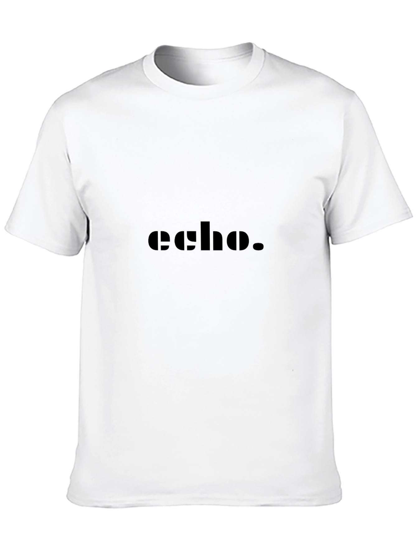 Echo Graphic Black T-Shirt