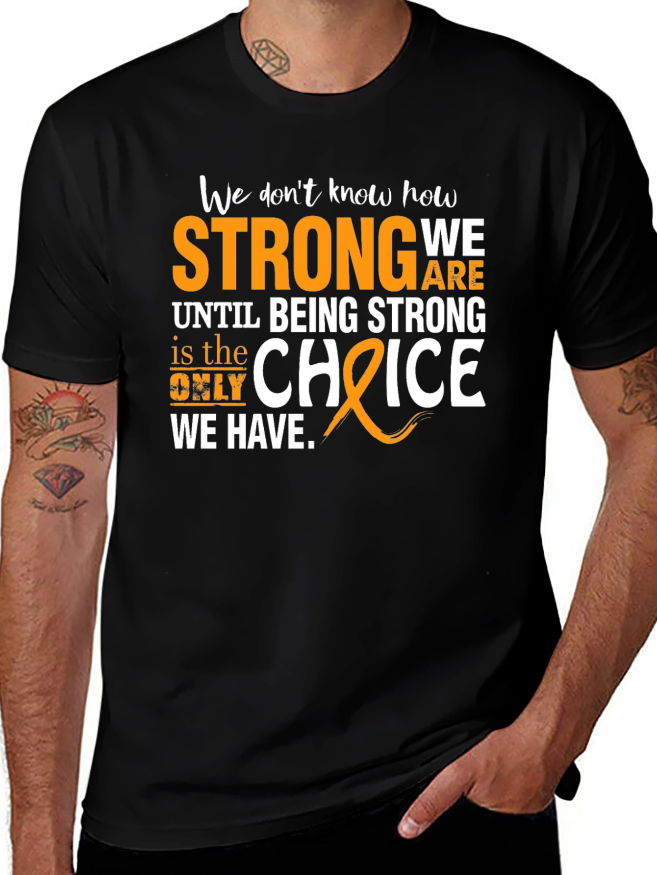 Strong Choice Graphic Tee - Black