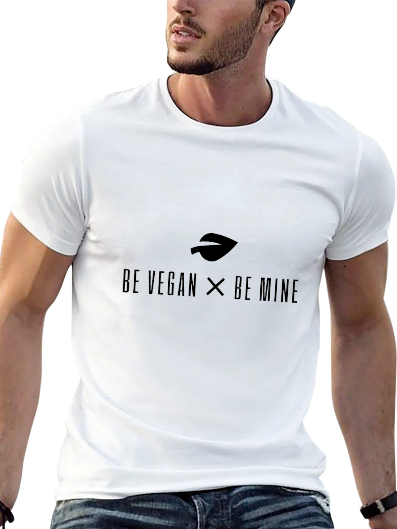 Vegan Graphic Tee - Be Vegan x Be Mine