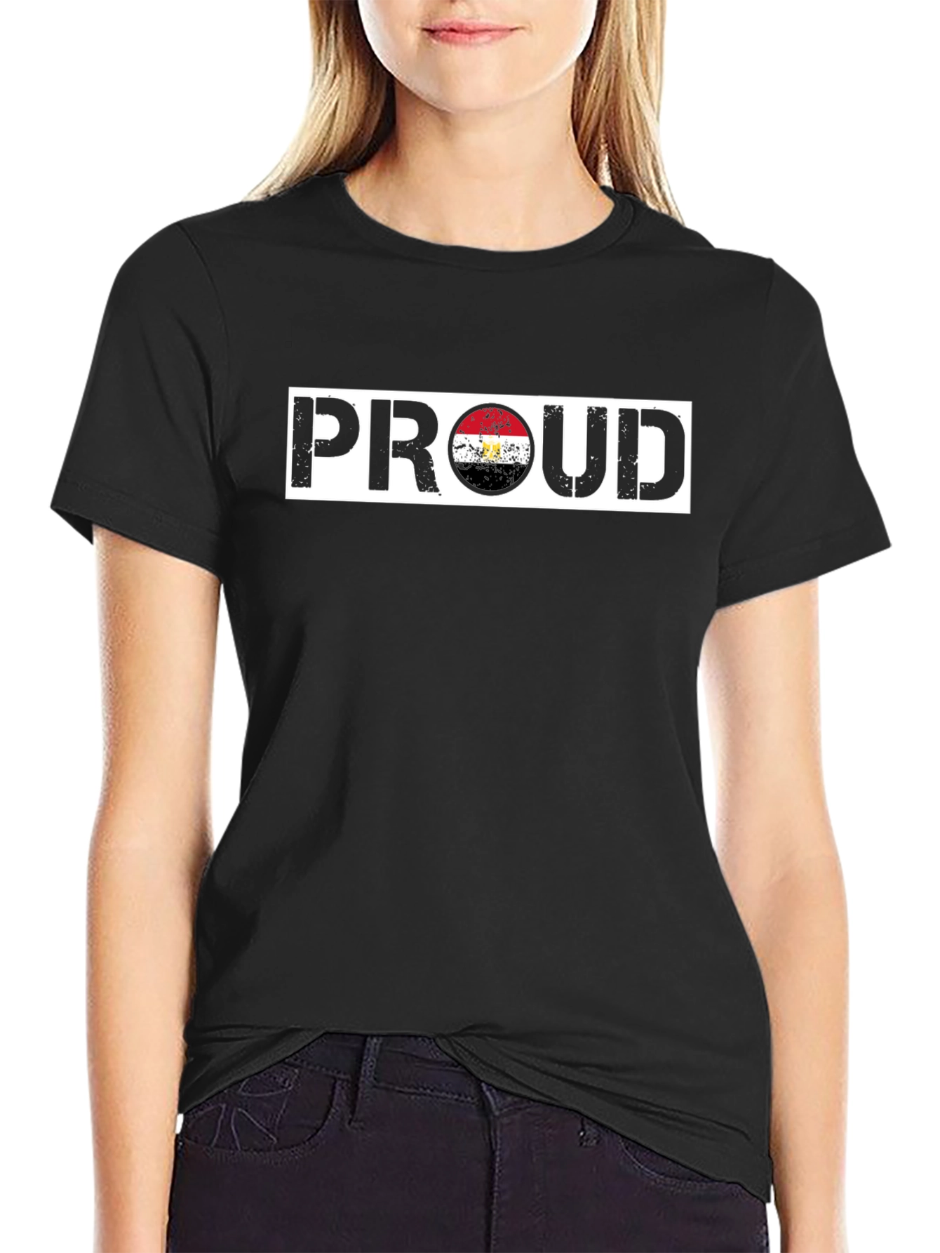 Proud Egypt Flag Graphic T-Shirt
