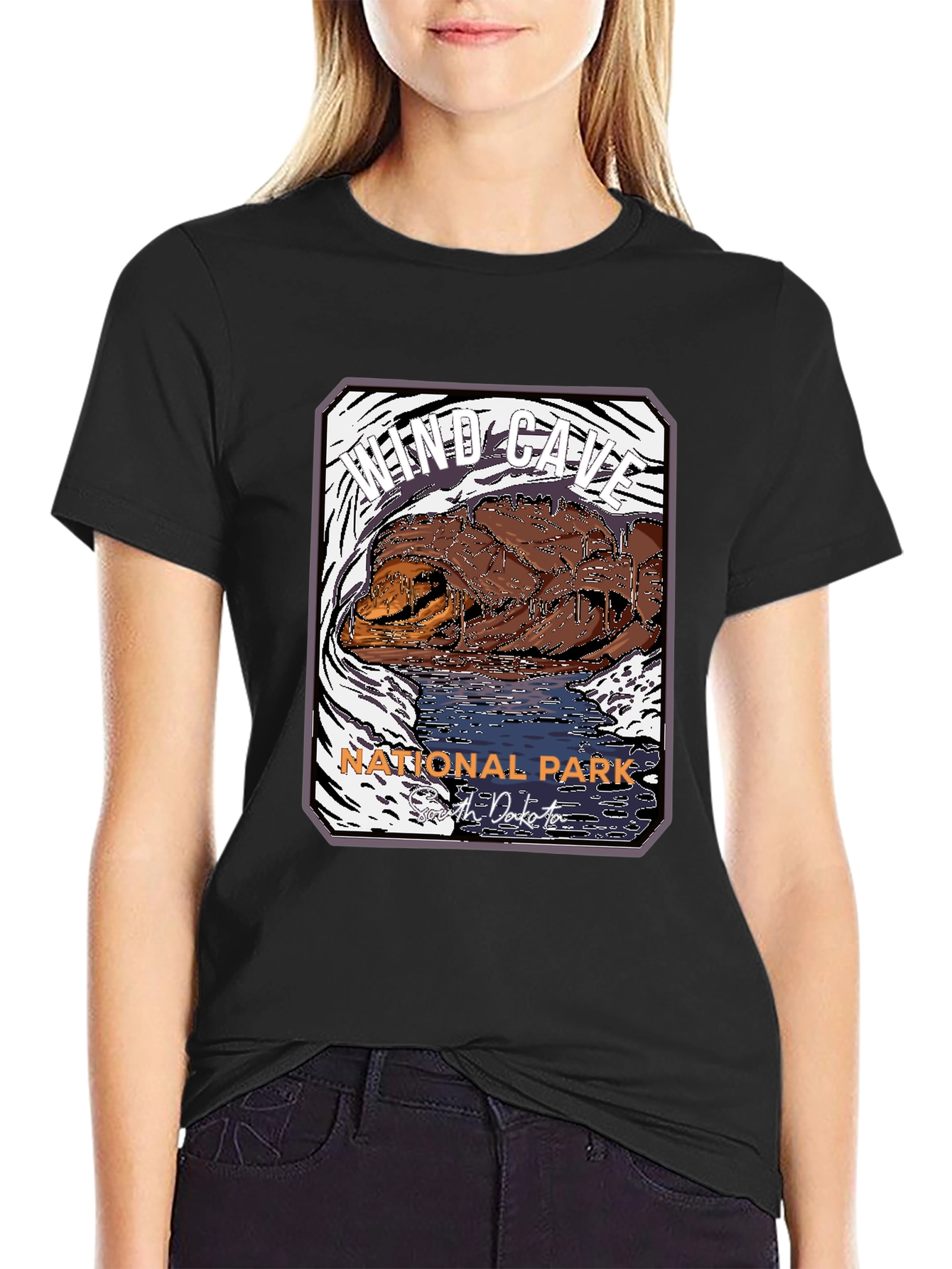 Wind Cave National Park Graphic T-Shirt