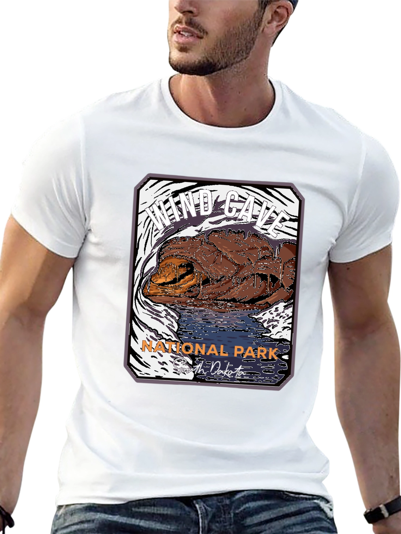 Wind Cave National Park Graphic T-Shirt