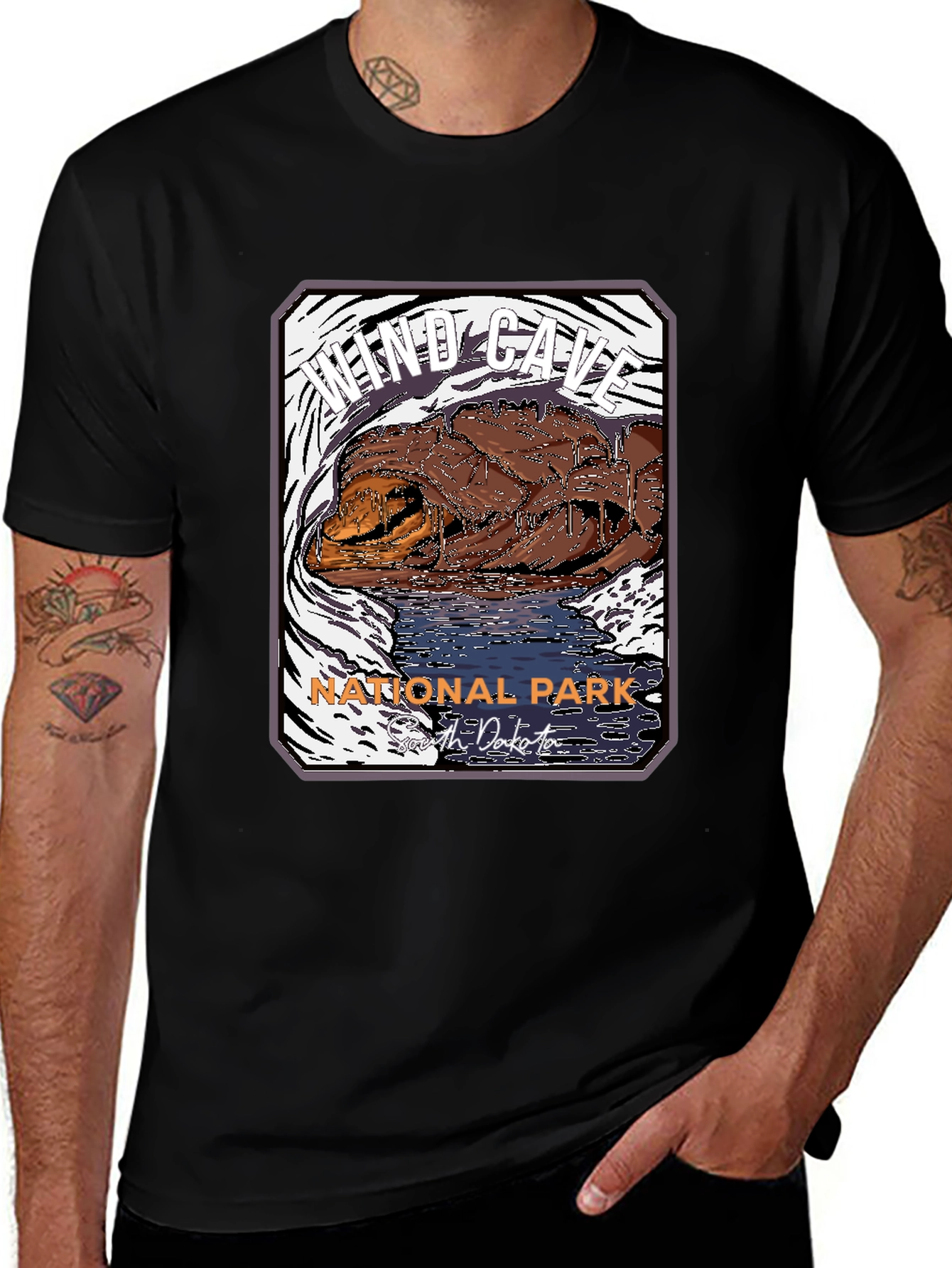 Wind Cave National Park Graphic T-Shirt