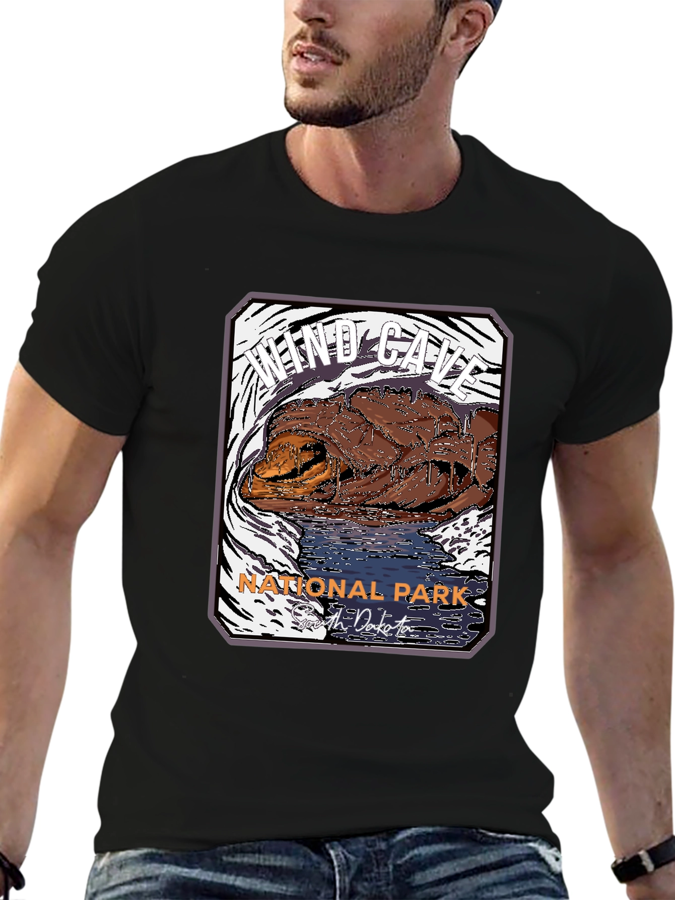 Wind Cave National Park Graphic T-Shirt