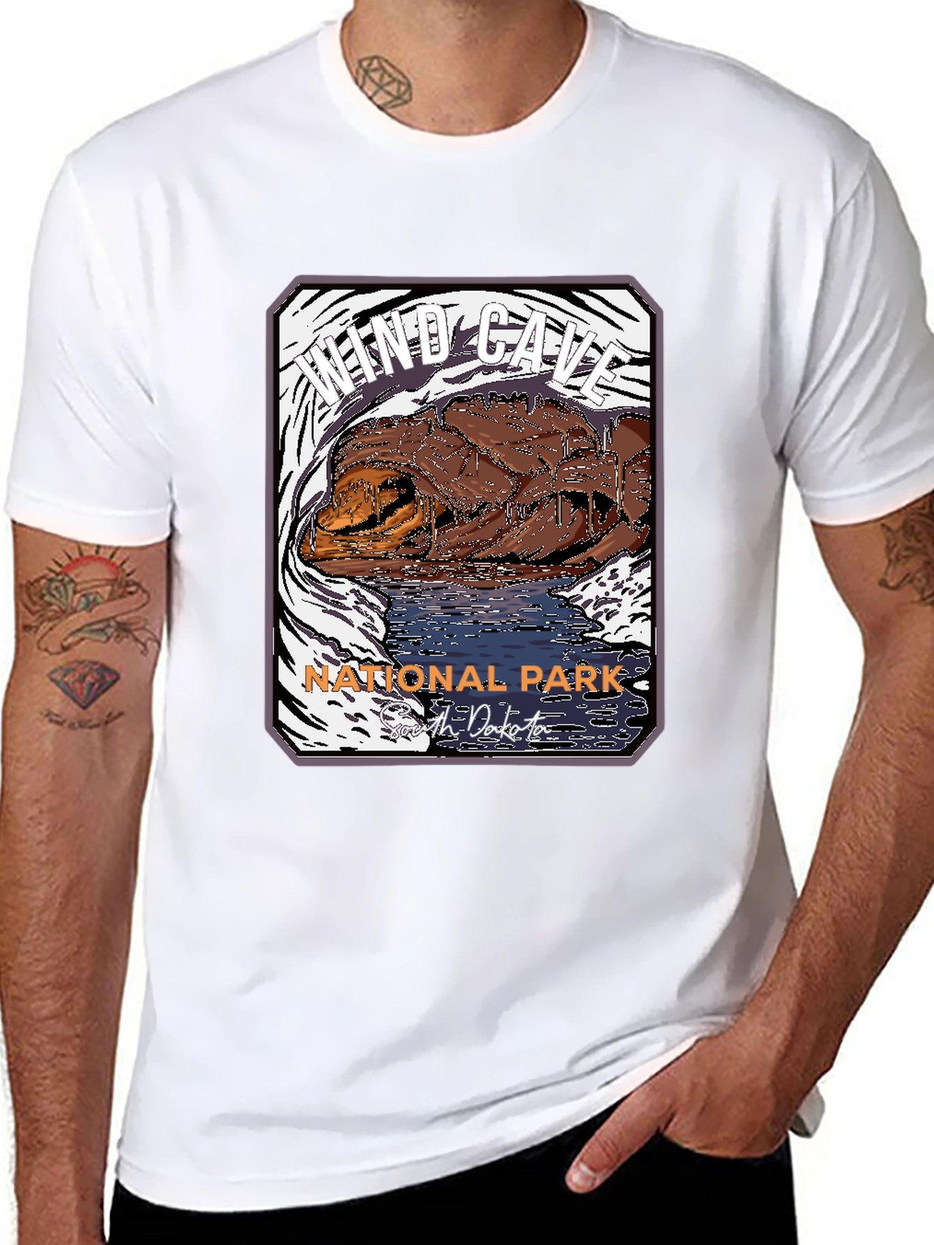 Wind Cave National Park Graphic T-Shirt