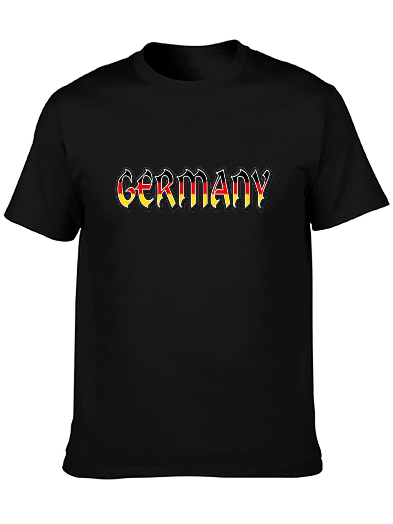 Germany Flag T-Shirt Black German Pride Tee