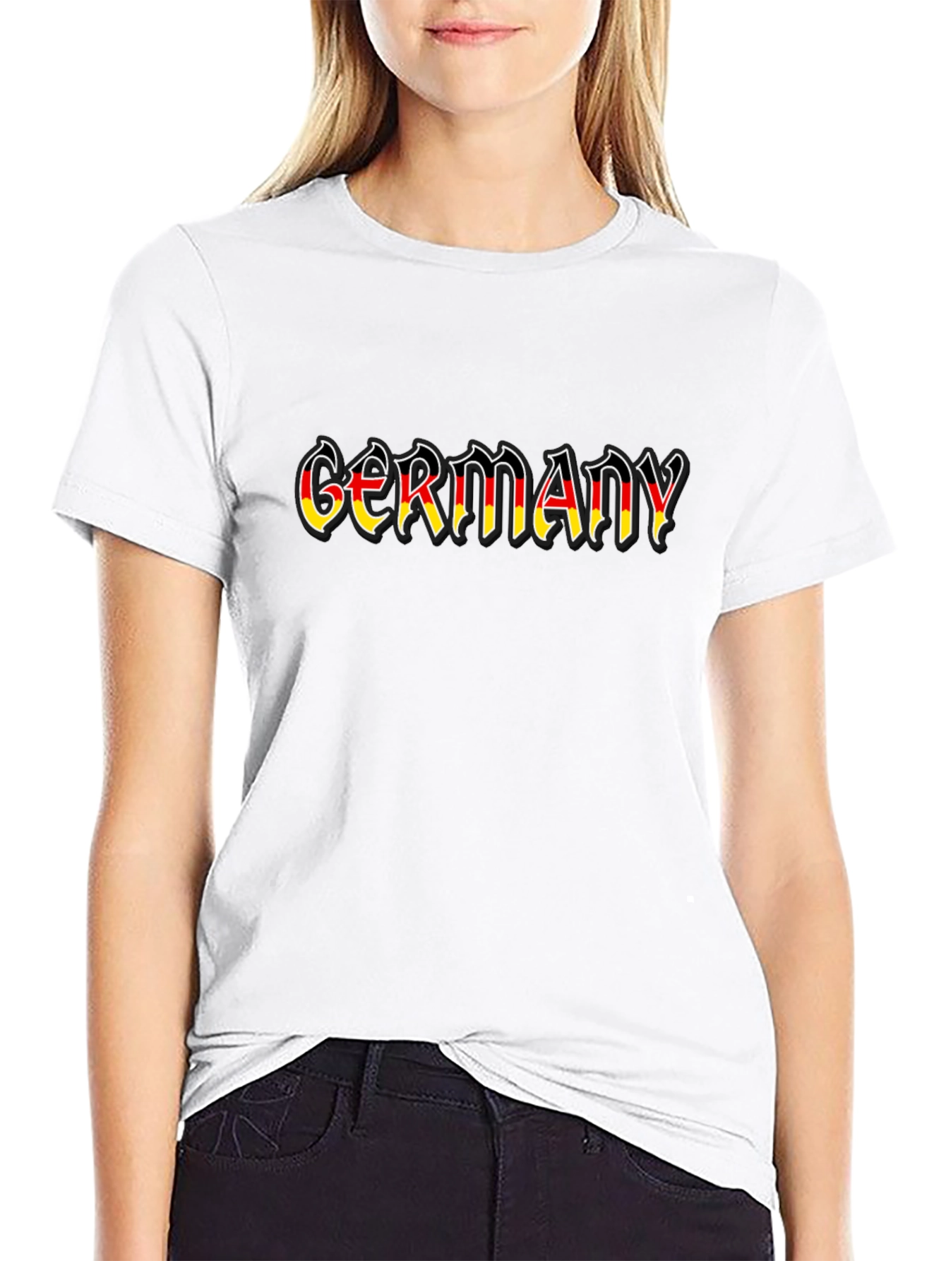 Germany Flag T-Shirt Black German Pride Tee