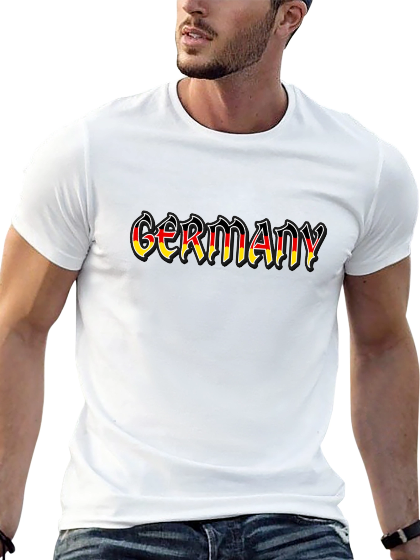 Germany Flag T-Shirt Black German Pride Tee