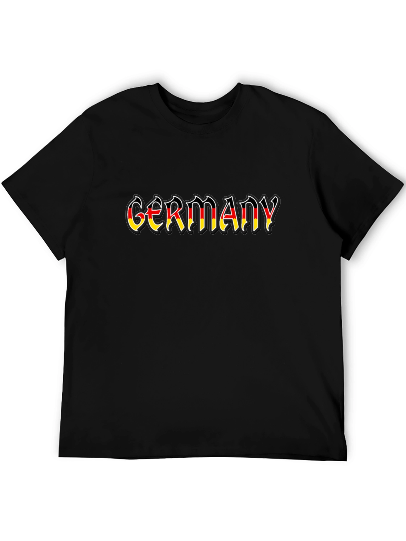 Germany Flag T-Shirt Black German Pride Tee
