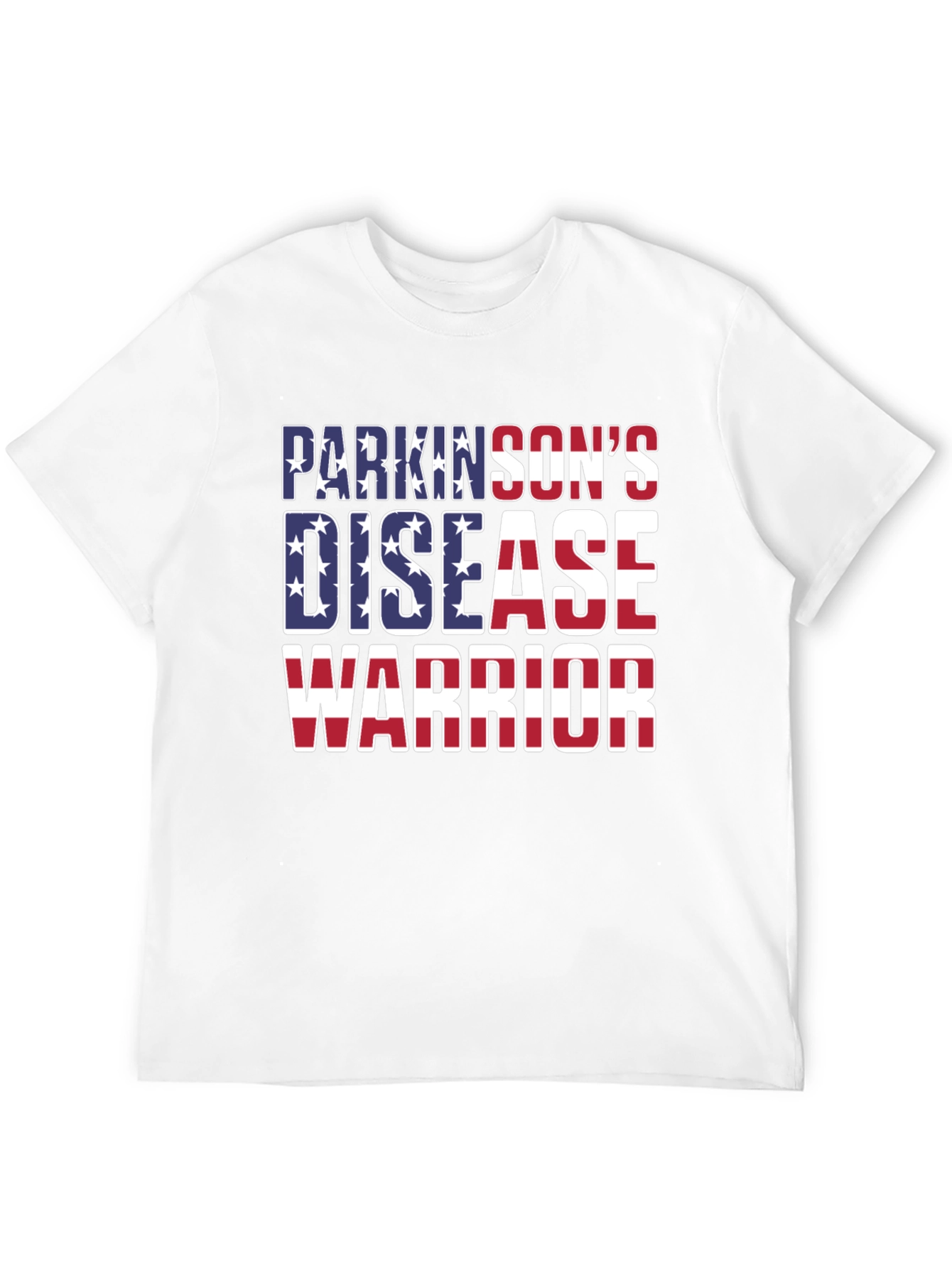 Parkinsons Disease Warrior Patriotic T-Shirt