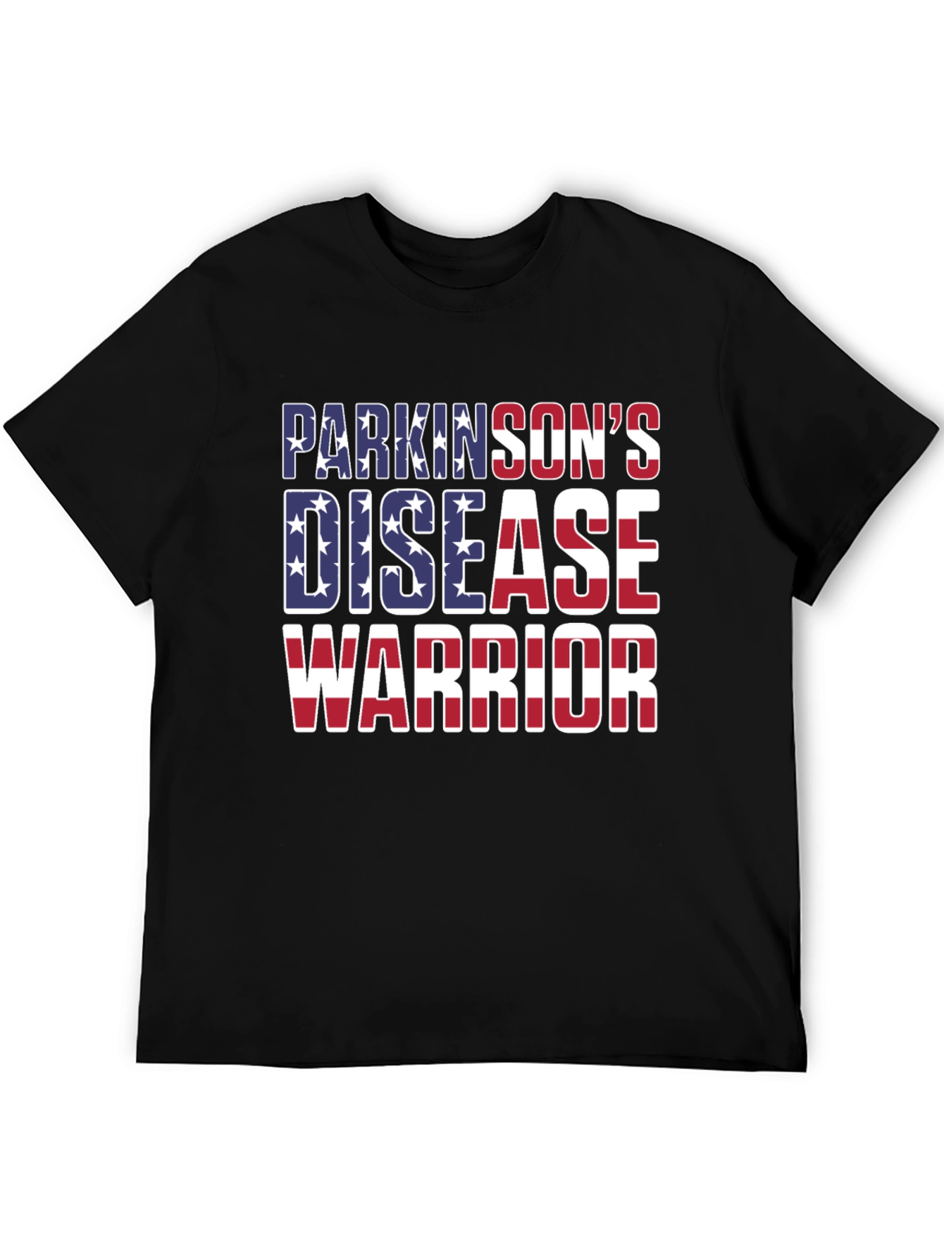 Parkinsons Disease Warrior Patriotic T-Shirt