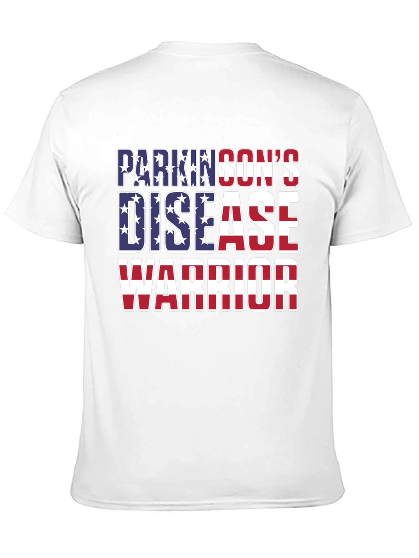 Parkinsons Disease Warrior Patriotic T-Shirt