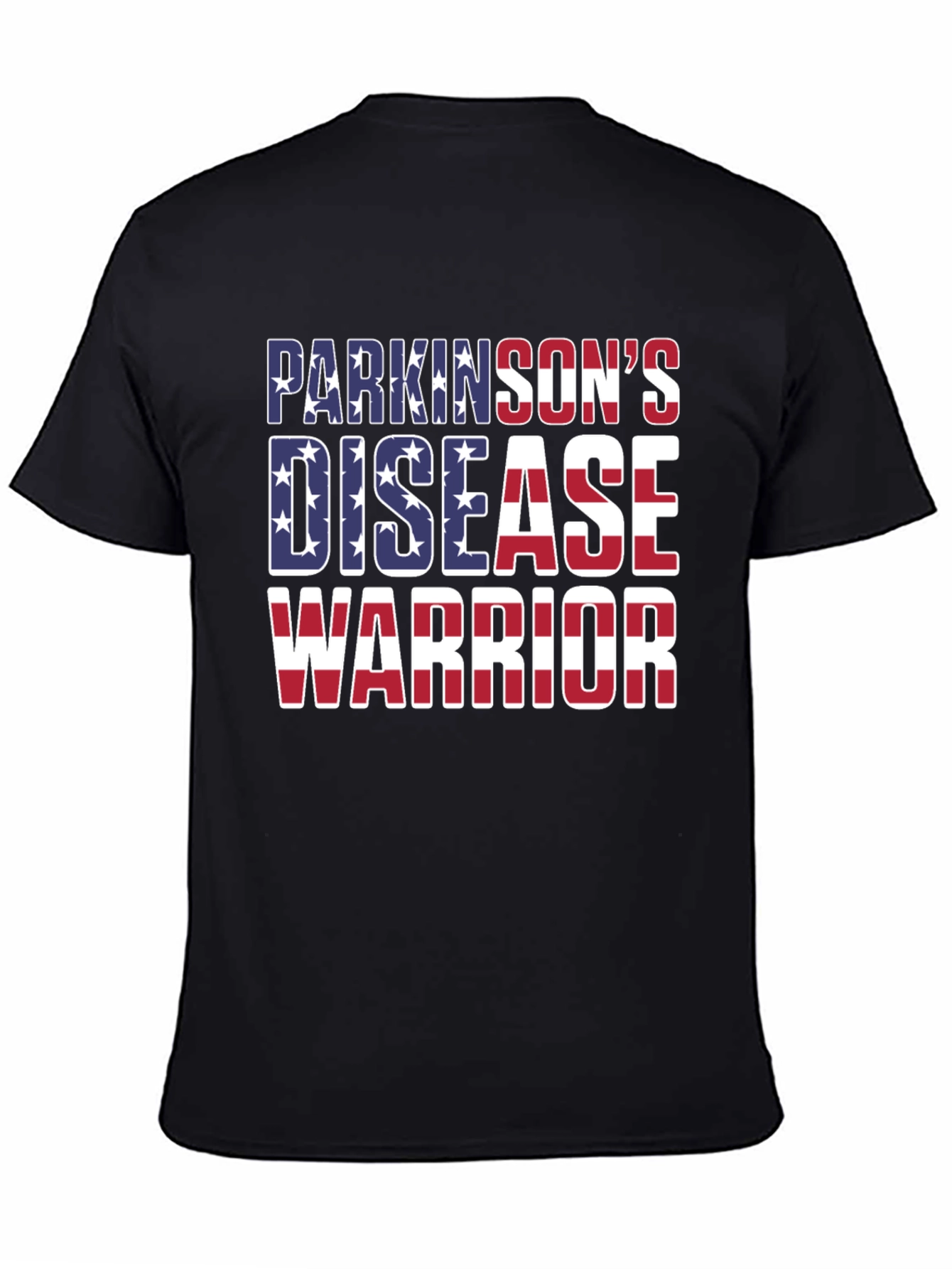 Parkinsons Disease Warrior Patriotic T-Shirt