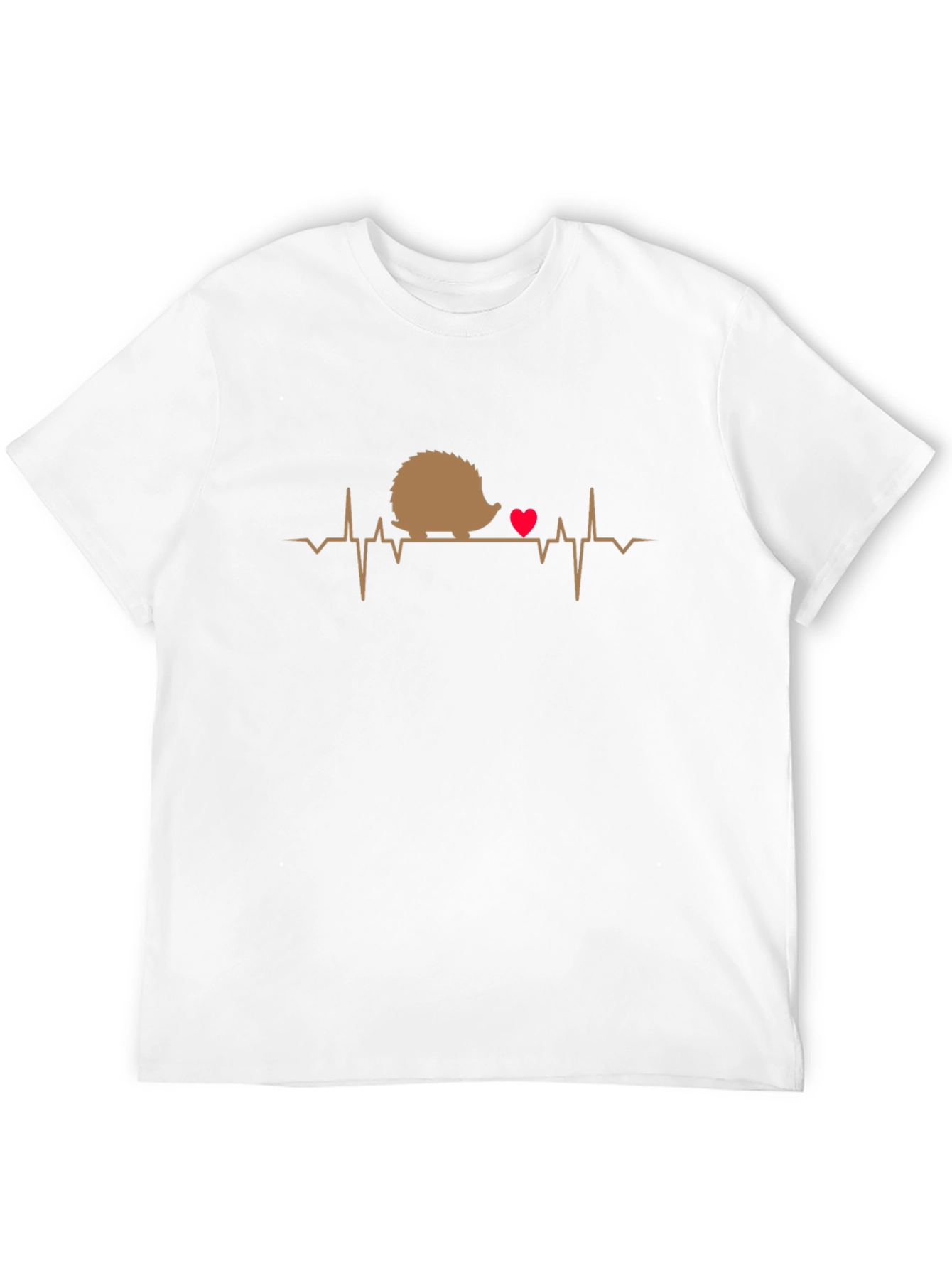 Hedgehog Heartbeat Graphic T-Shirt