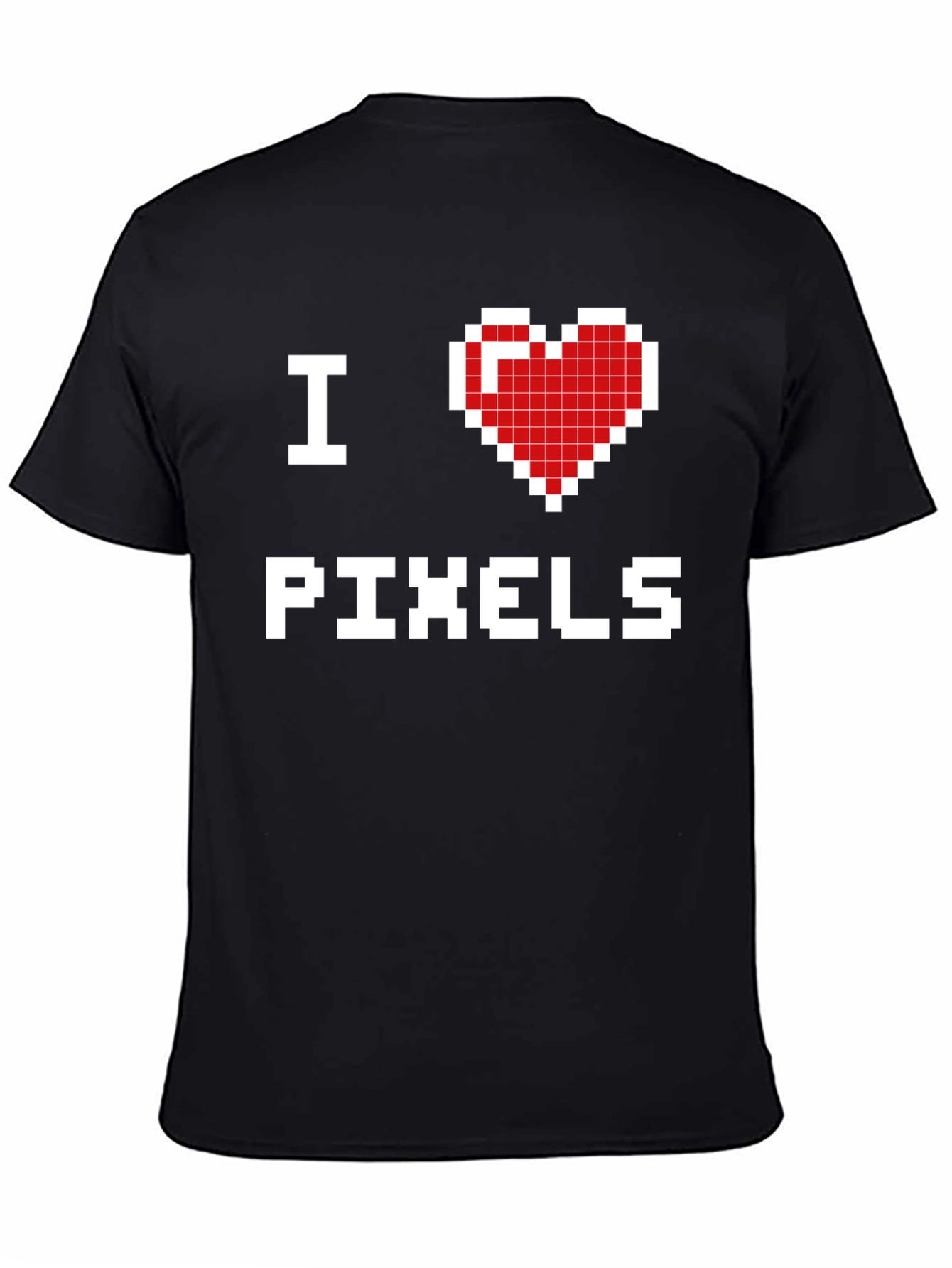 I Love Pixels Graphic T-Shirt - Gamer Tee