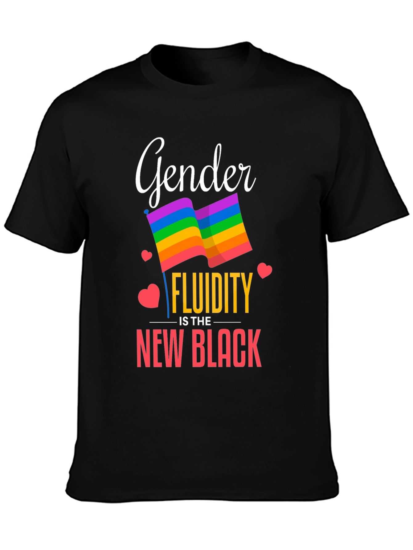 Gender Fluidity is the New Black T-Shirt