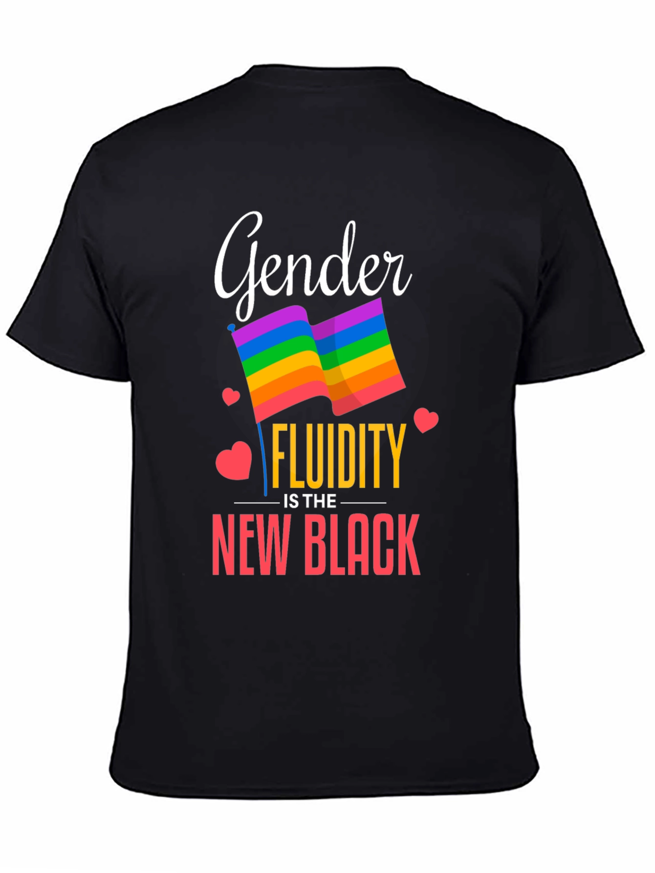 Gender Fluidity is the New Black T-Shirt