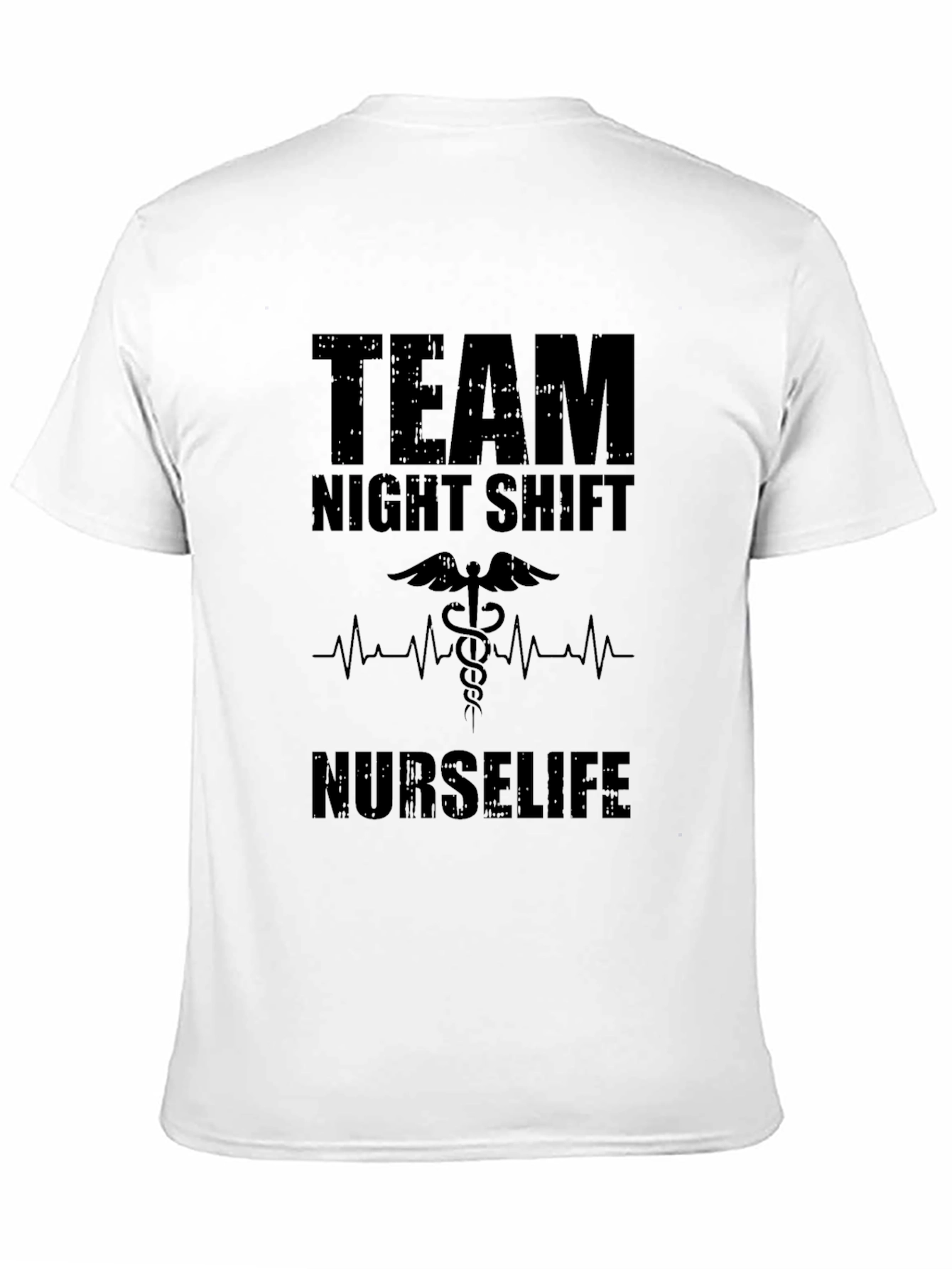 Team Night Shift Nurse Life Graphic Tee