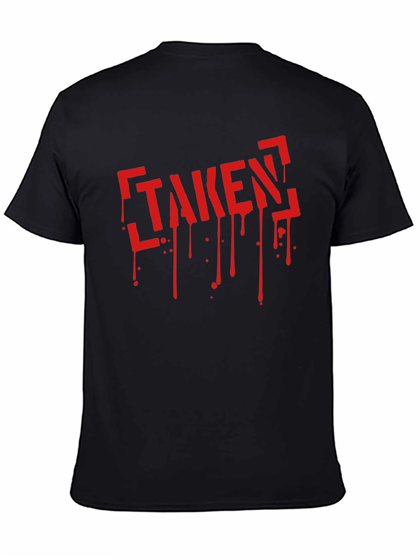 Taken Graphic Tee - Black Crew Neck