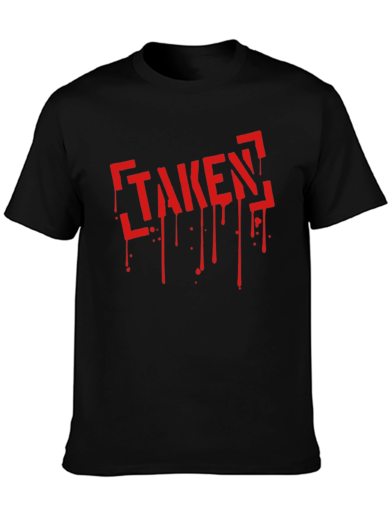 Taken Graphic Tee - Black Crew Neck