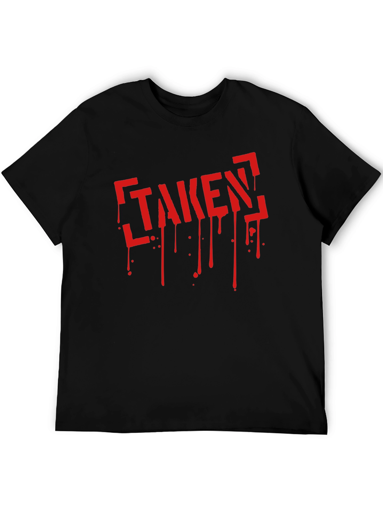 Taken Graphic Tee - Black Crew Neck