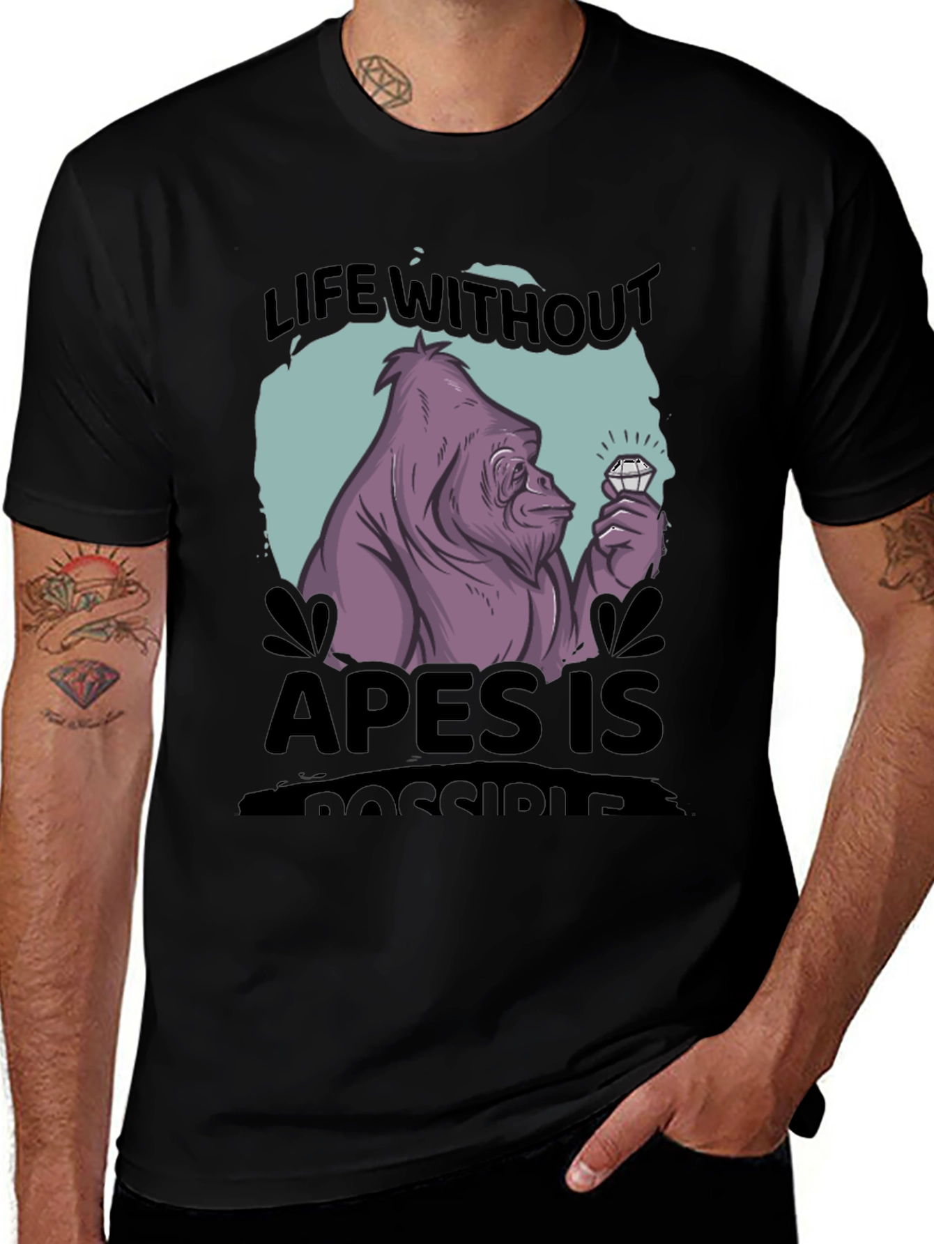 Life Without Apes Graphic T-Shirt