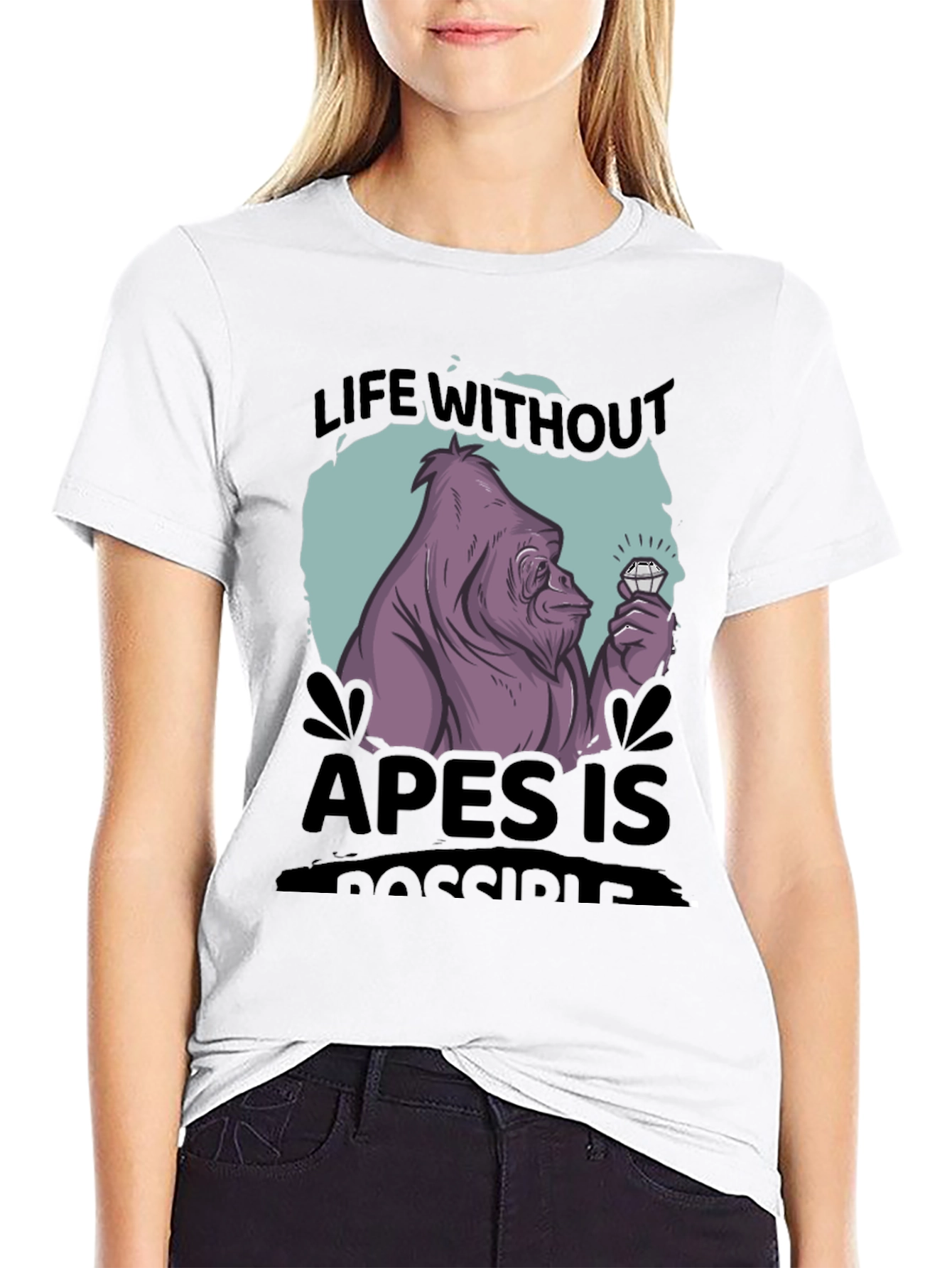 Life Without Apes Graphic T-Shirt
