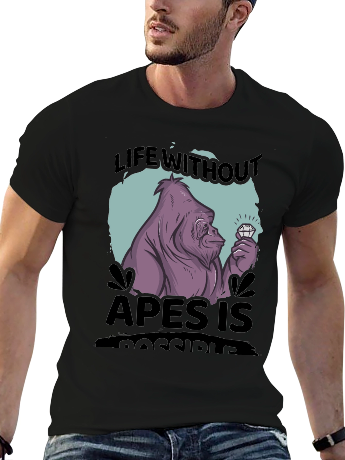 Life Without Apes Graphic T-Shirt