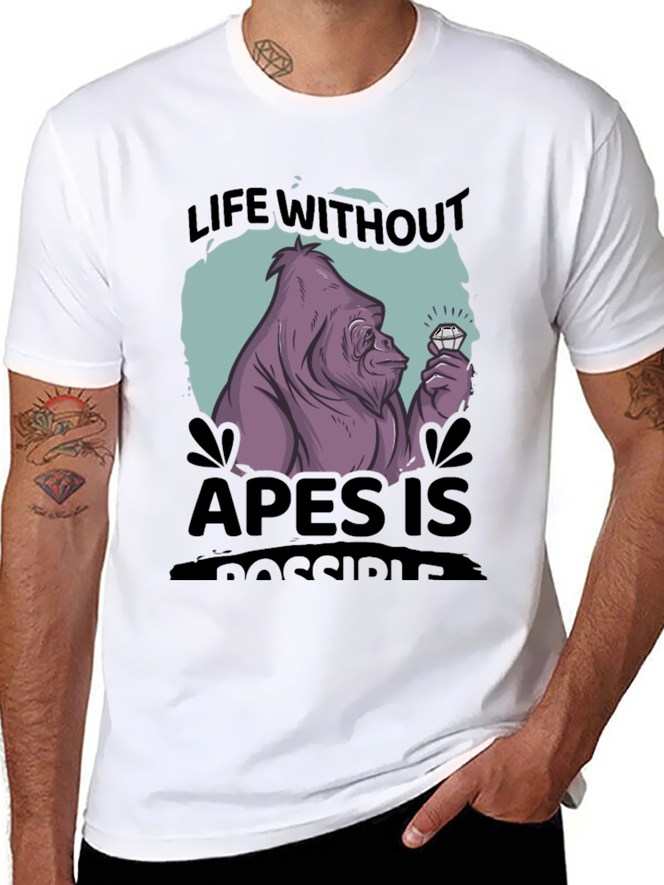 Life Without Apes Graphic T-Shirt