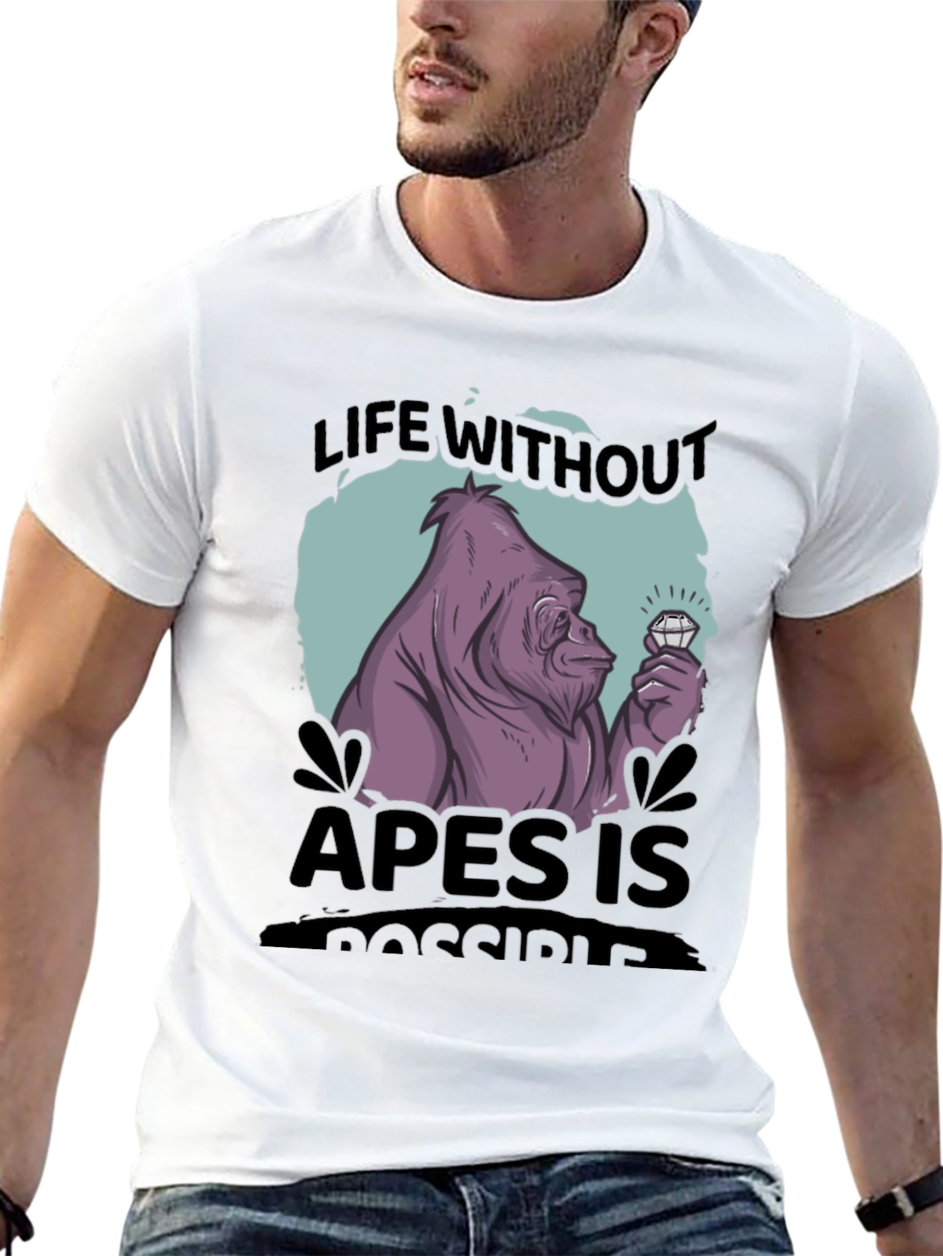 Life Without Apes Graphic T-Shirt