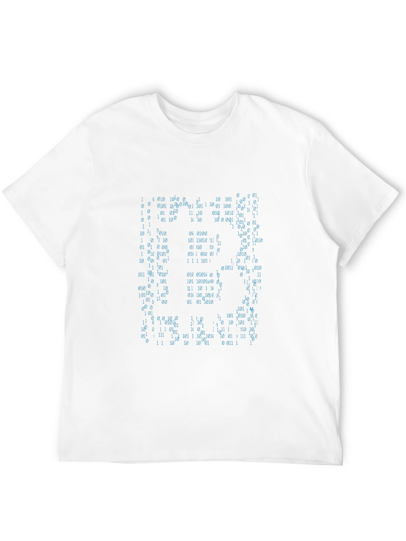 Binary Code Matrix Black T-Shirt