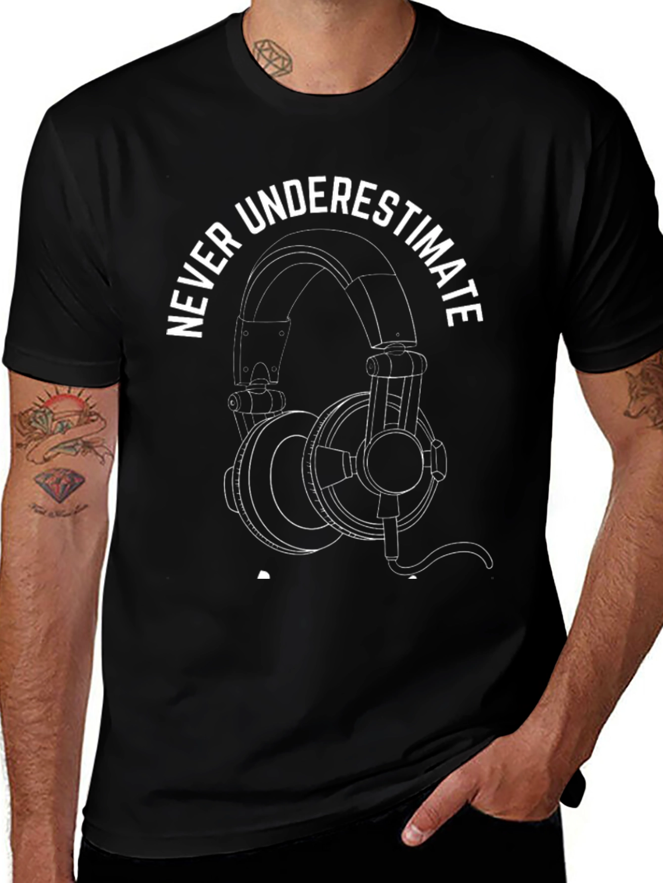 Never Underestimate a DJ T-Shirt