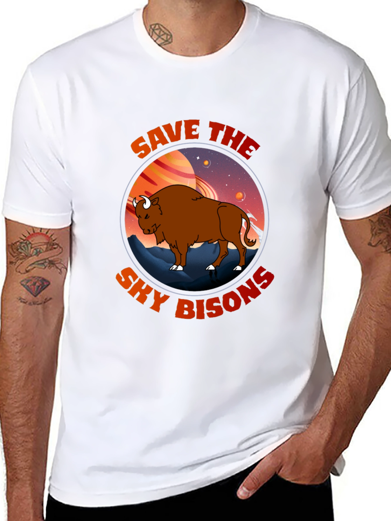 Save The Sky Bisons Graphic T-Shirt