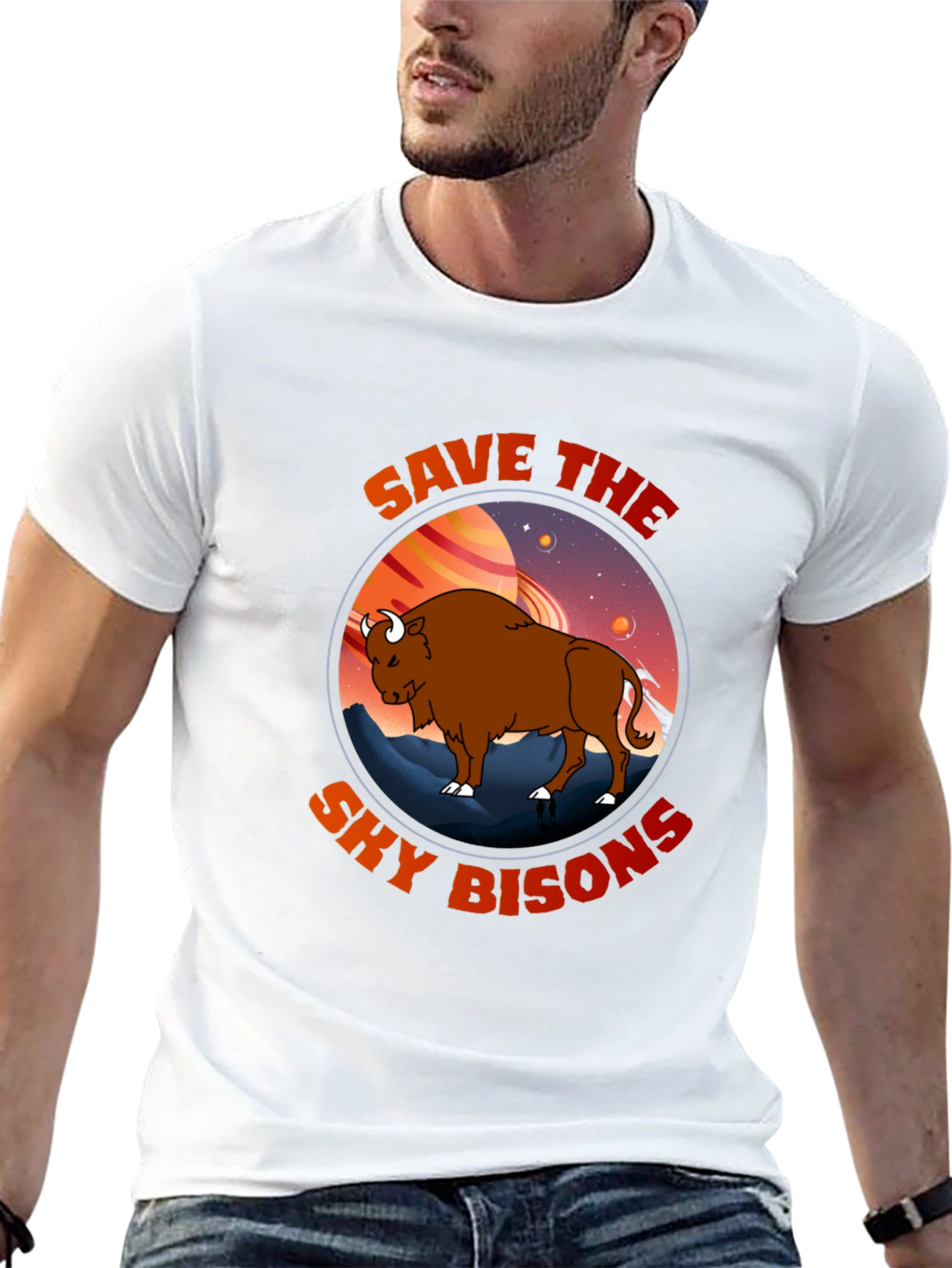 Save The Sky Bisons Graphic T-Shirt