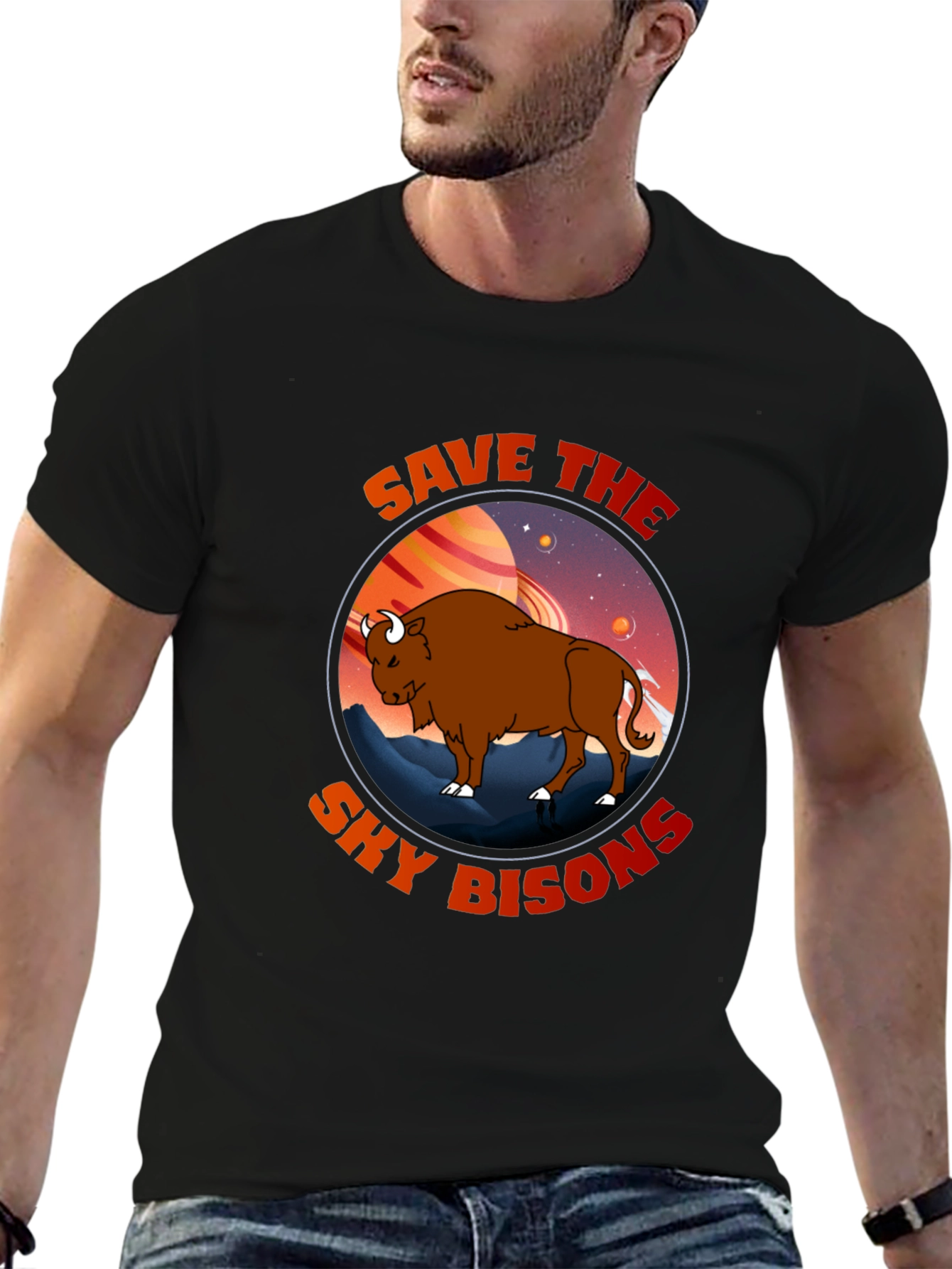 Save The Sky Bisons Graphic T-Shirt