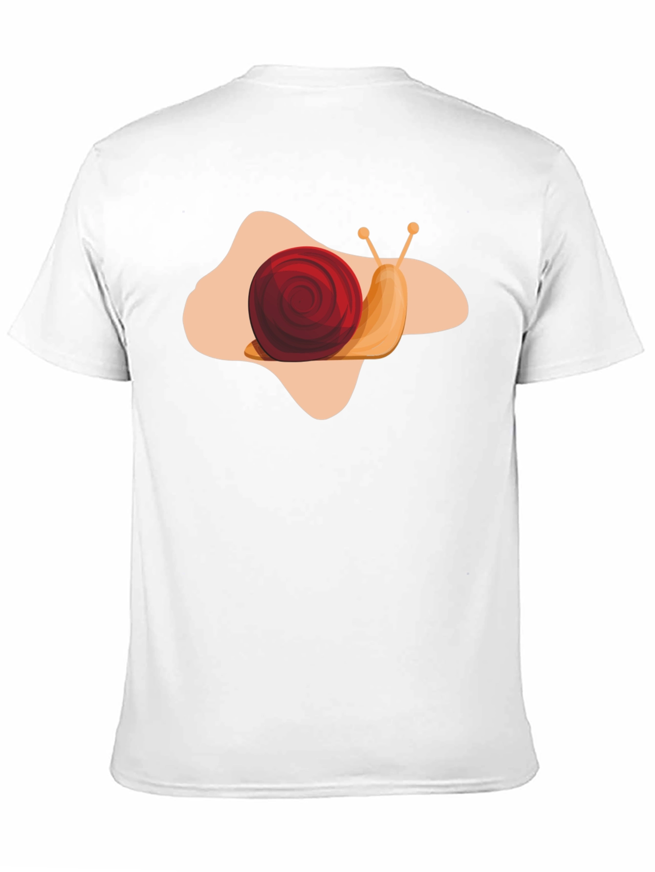 Snail Graphic Print Black T-Shirt