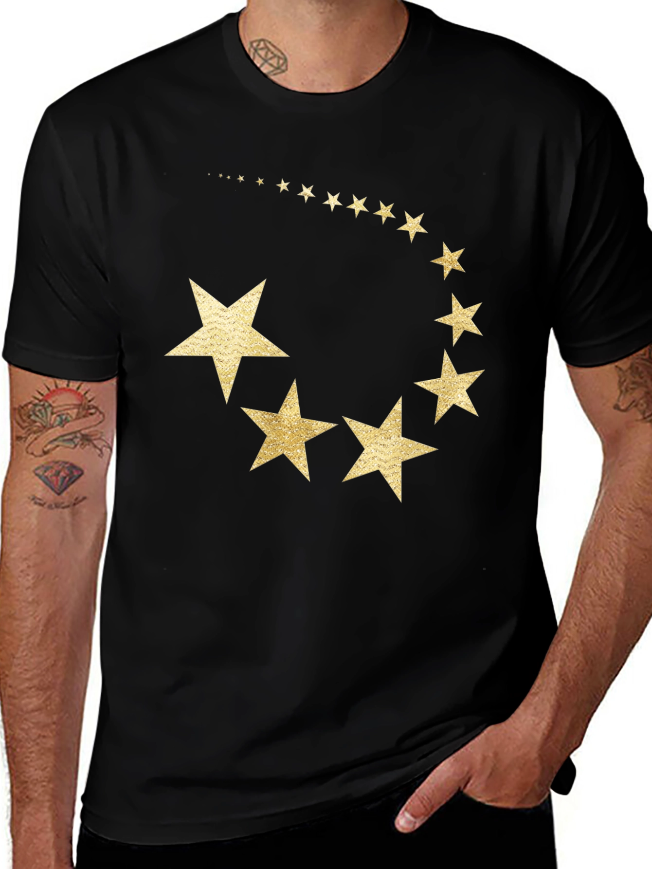 Starry Night Black T-Shirt