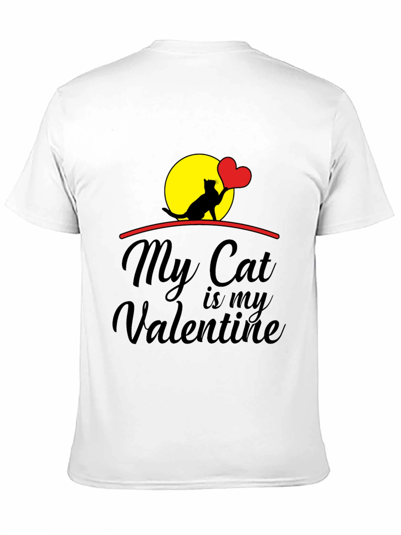 My Cat is My Valentine Graphic Tee