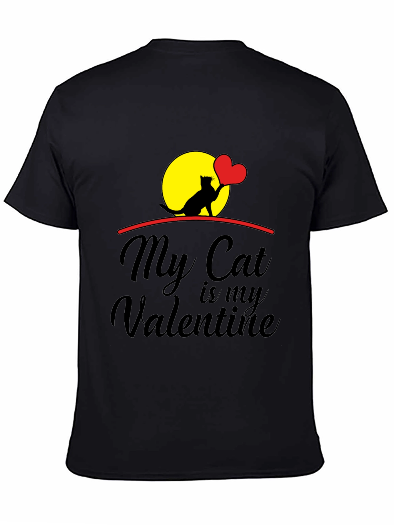 My Cat is My Valentine Graphic Tee