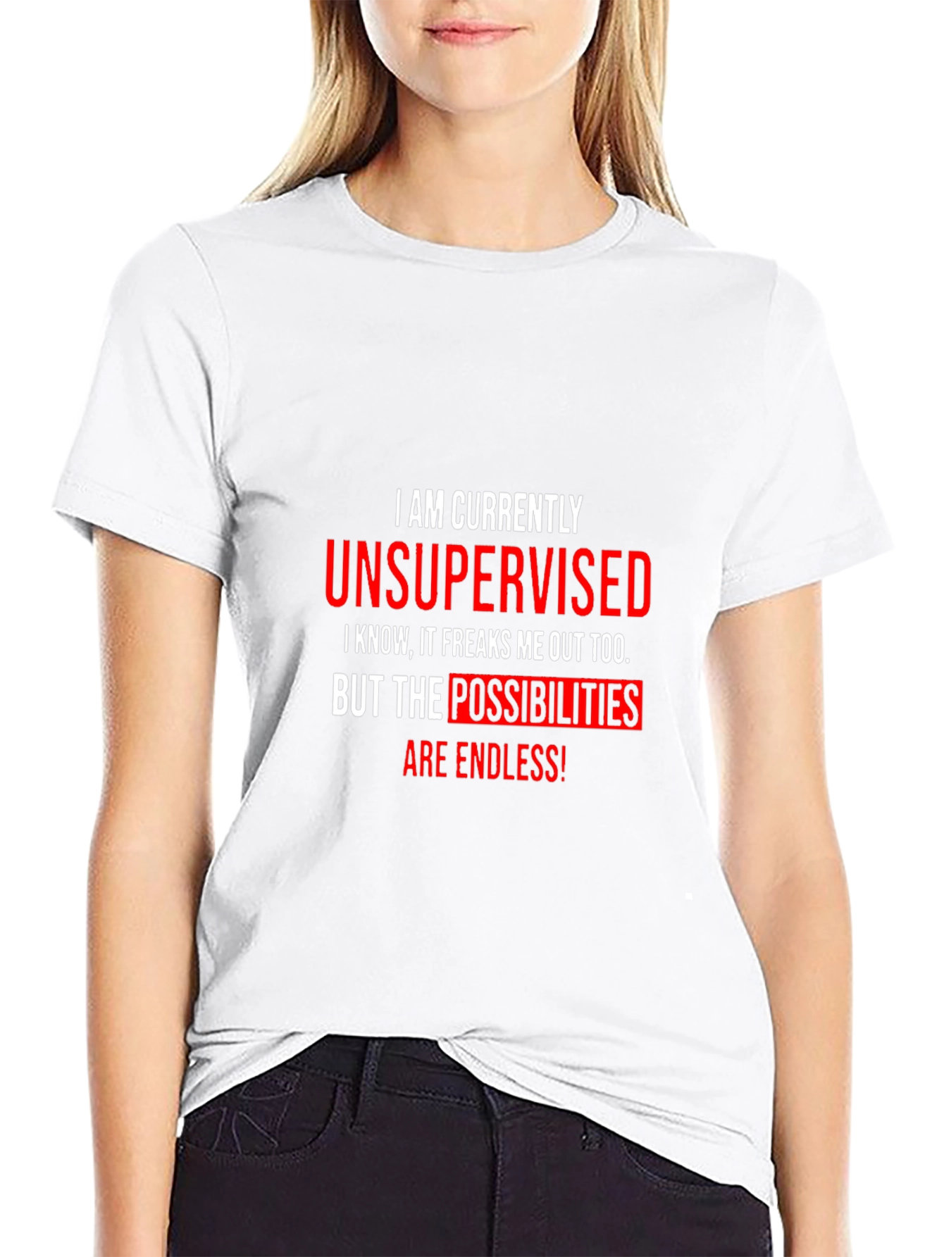 Unsupervised Funny Graphic T-Shirt