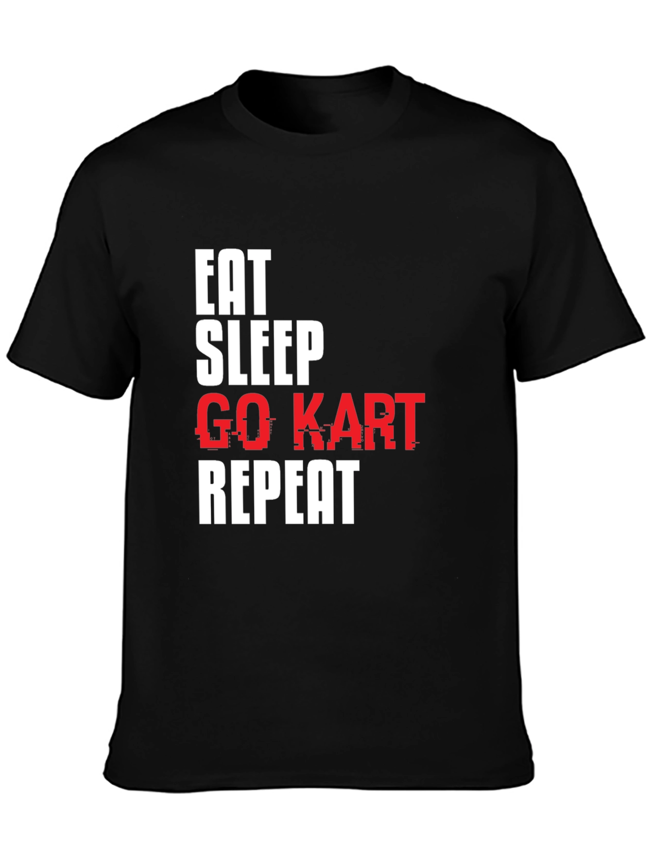 Eat Sleep Go Kart Repeat T-Shirt - Racing Tee